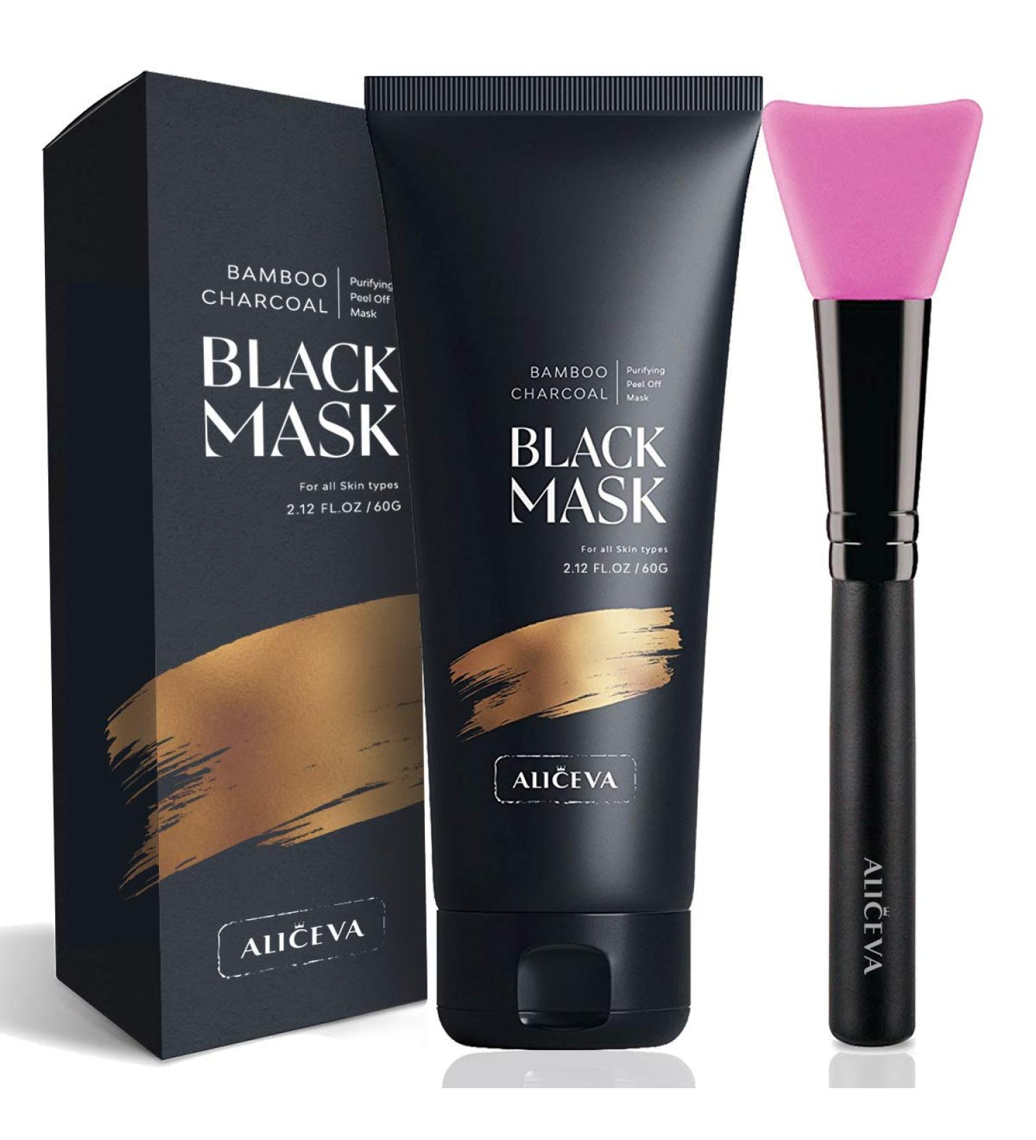 Aliceva Blackhead Remover Charcoal Peel Off Mask - For All Skin Types - 2.12 FL.OZ / 60G - Buy Online on SooperMarket.com
