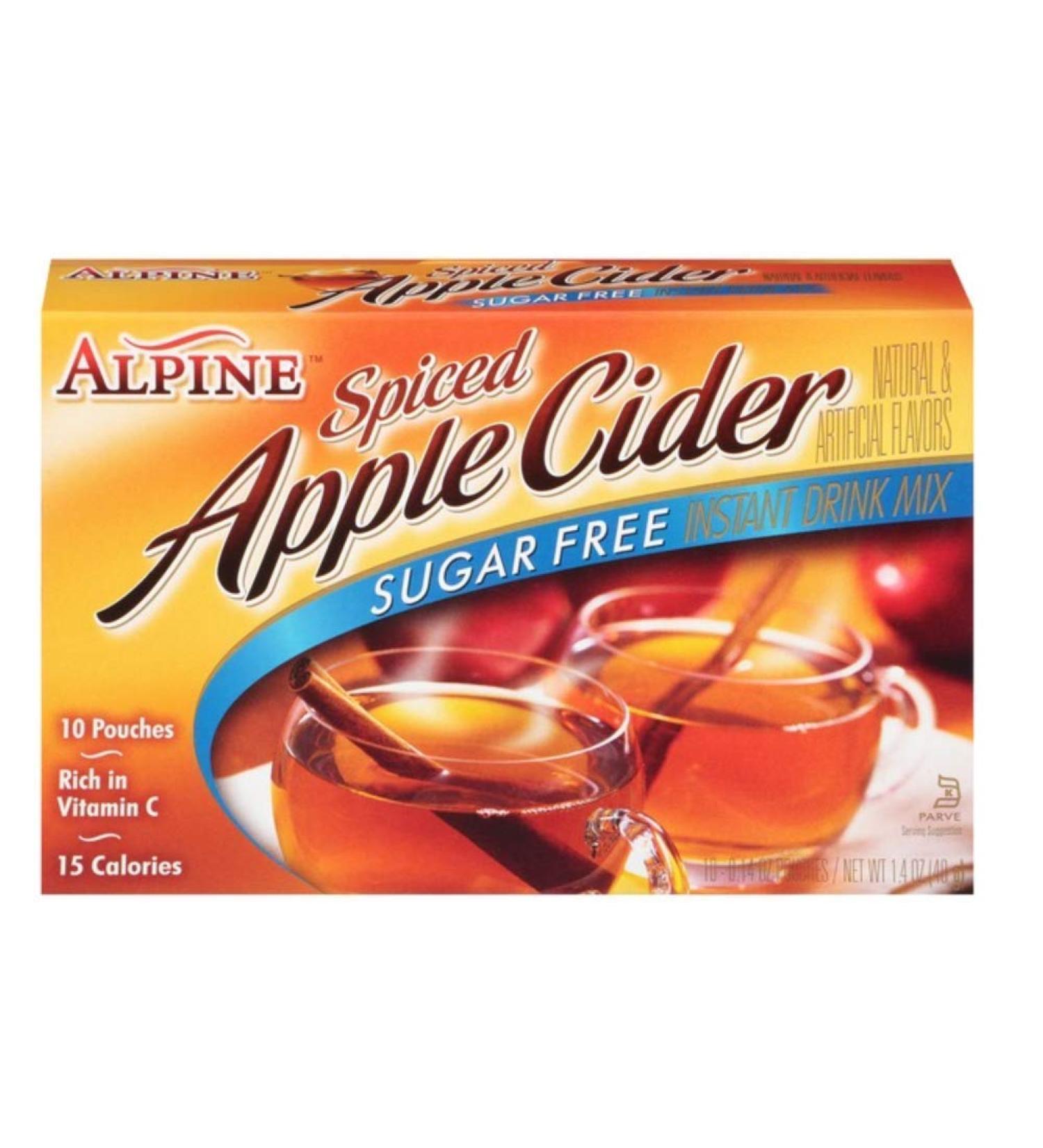 Alpine Spiced Apple Cider Sugar Free-10 pack - PACK OF 4