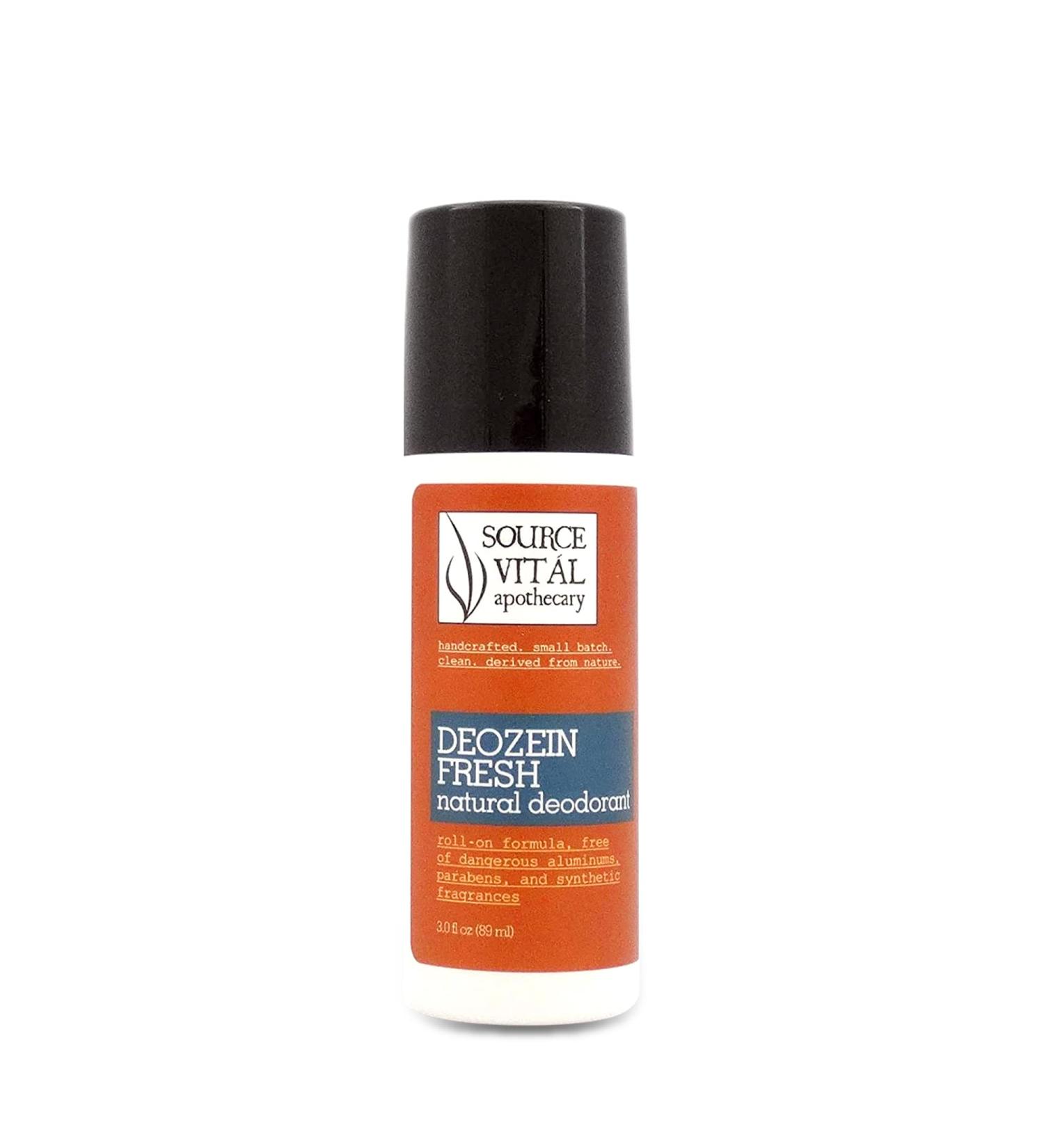 Deozein Fresh Roll-On Deodorant | Source Vitl Apothecary | All Natural & Paraben-Free | Floral Scent for Men & Women | 3 fl. Oz - Buy Online on SooperMarket.com