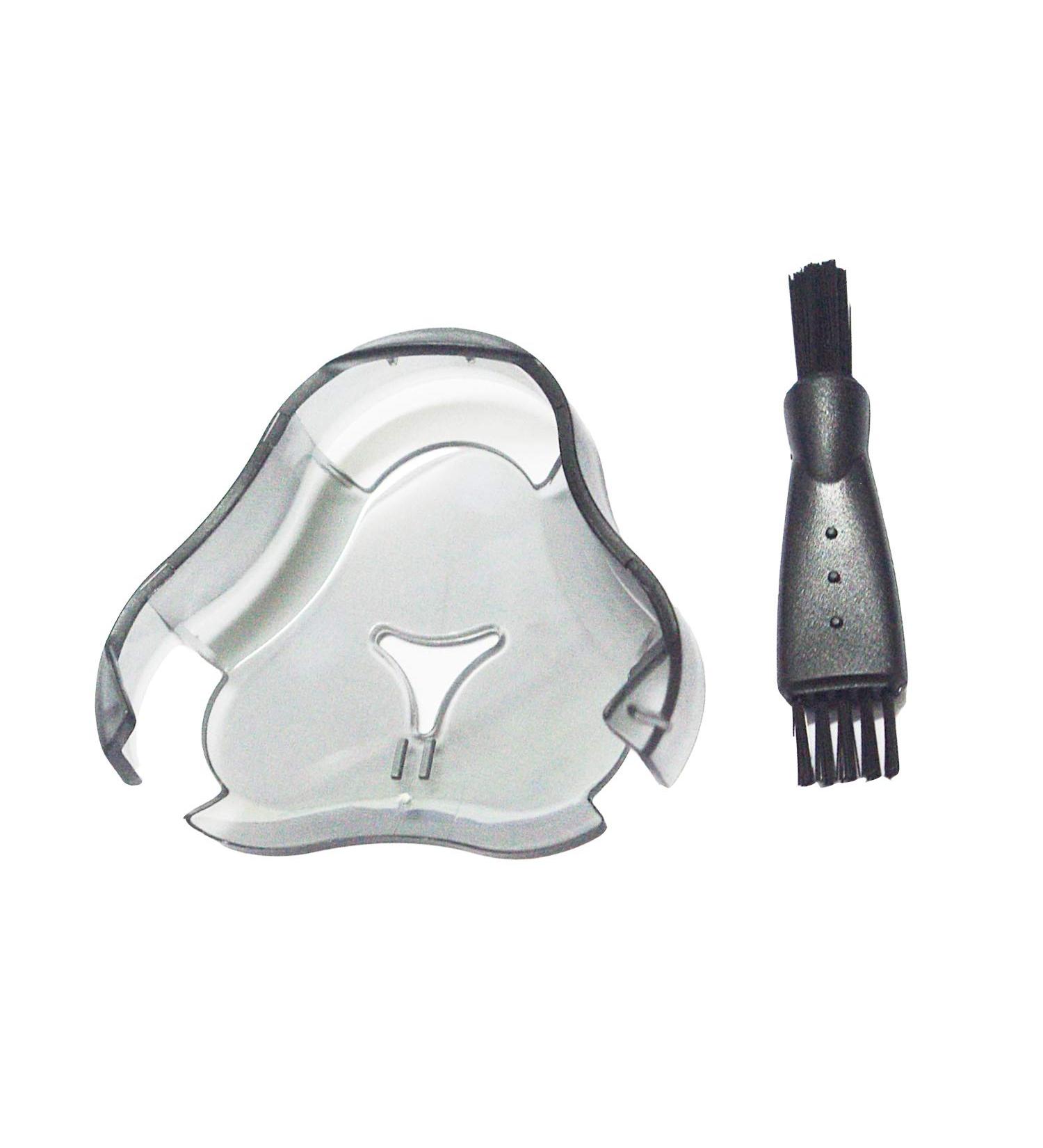RONSIT Protective Plastic Cover Cap & Cleaning Brush for Norelco 1100 1200 Series Shaver - International Shipping Available - Buy Online on SooperMarket.com