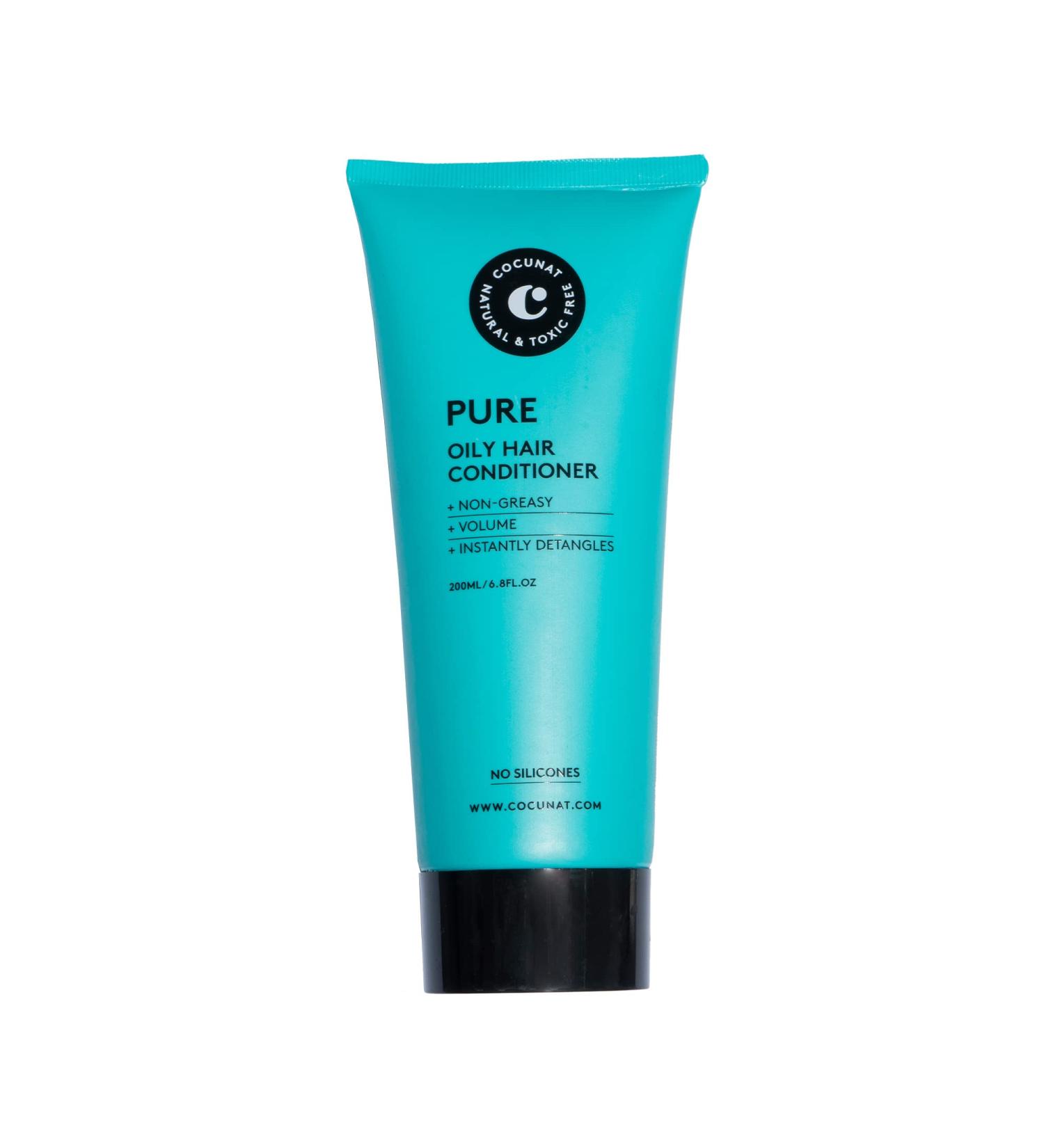 COCUNAT Pure Conditioner - Grease-Free Volume & Shine Silicone-Free 200ml - Ideal for All Hair Types - Buy Online on SooperMarket.com