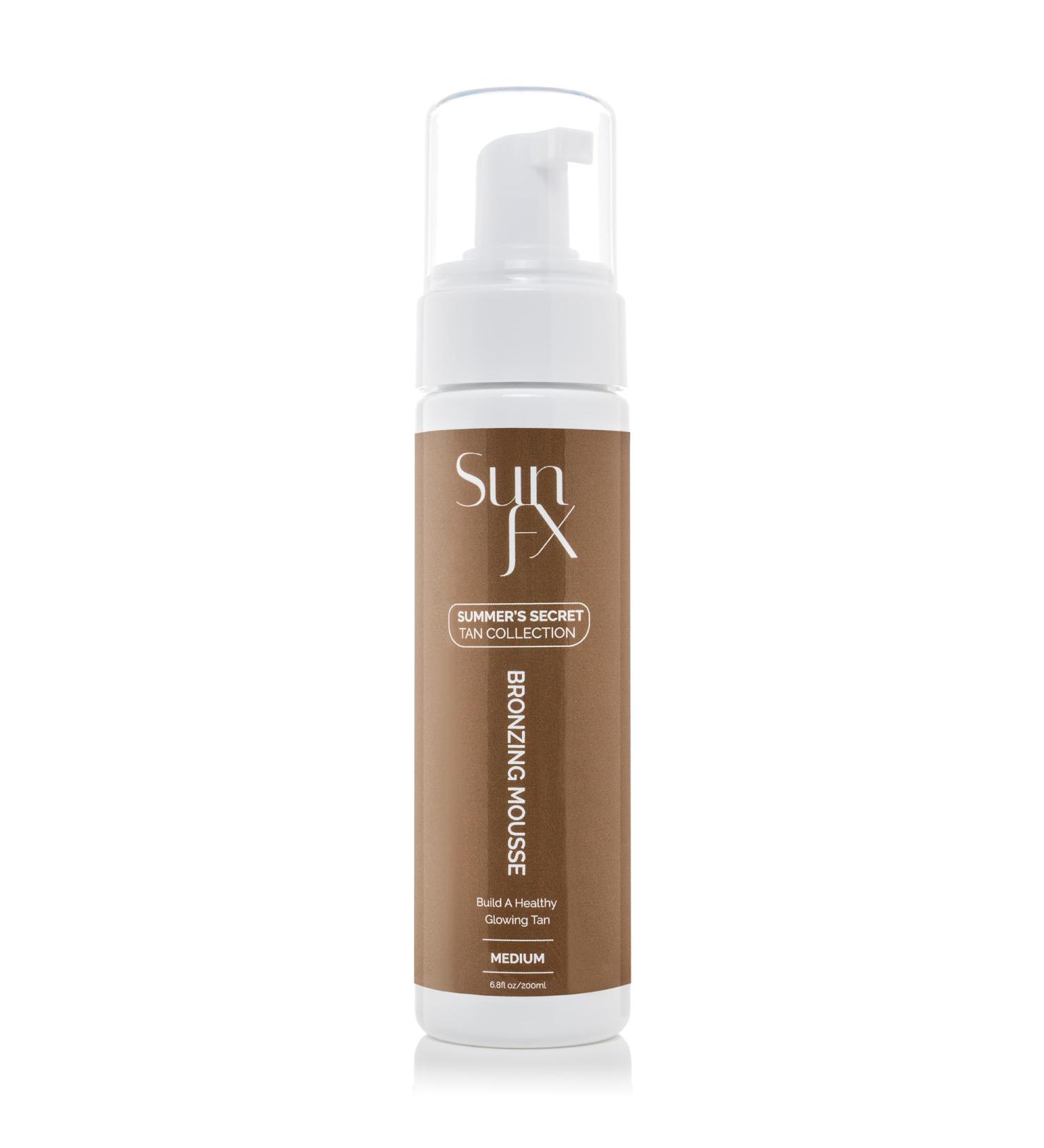 SunFX Ultra Deluxe Self Tanning Bronzing Mousse - Medium Tan Foam with Kakadu Plum Aloe Vera & Coconut - 7.6 fl oz - Buy Online on SooperMarket.com
