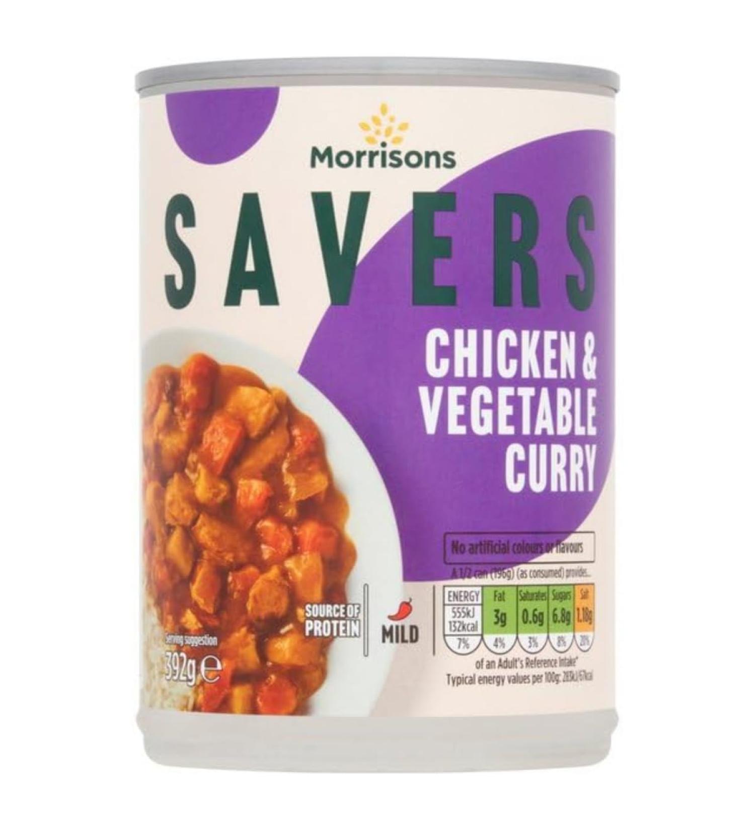 Morrisons Savers Chicken & Vegetable Curry 392g