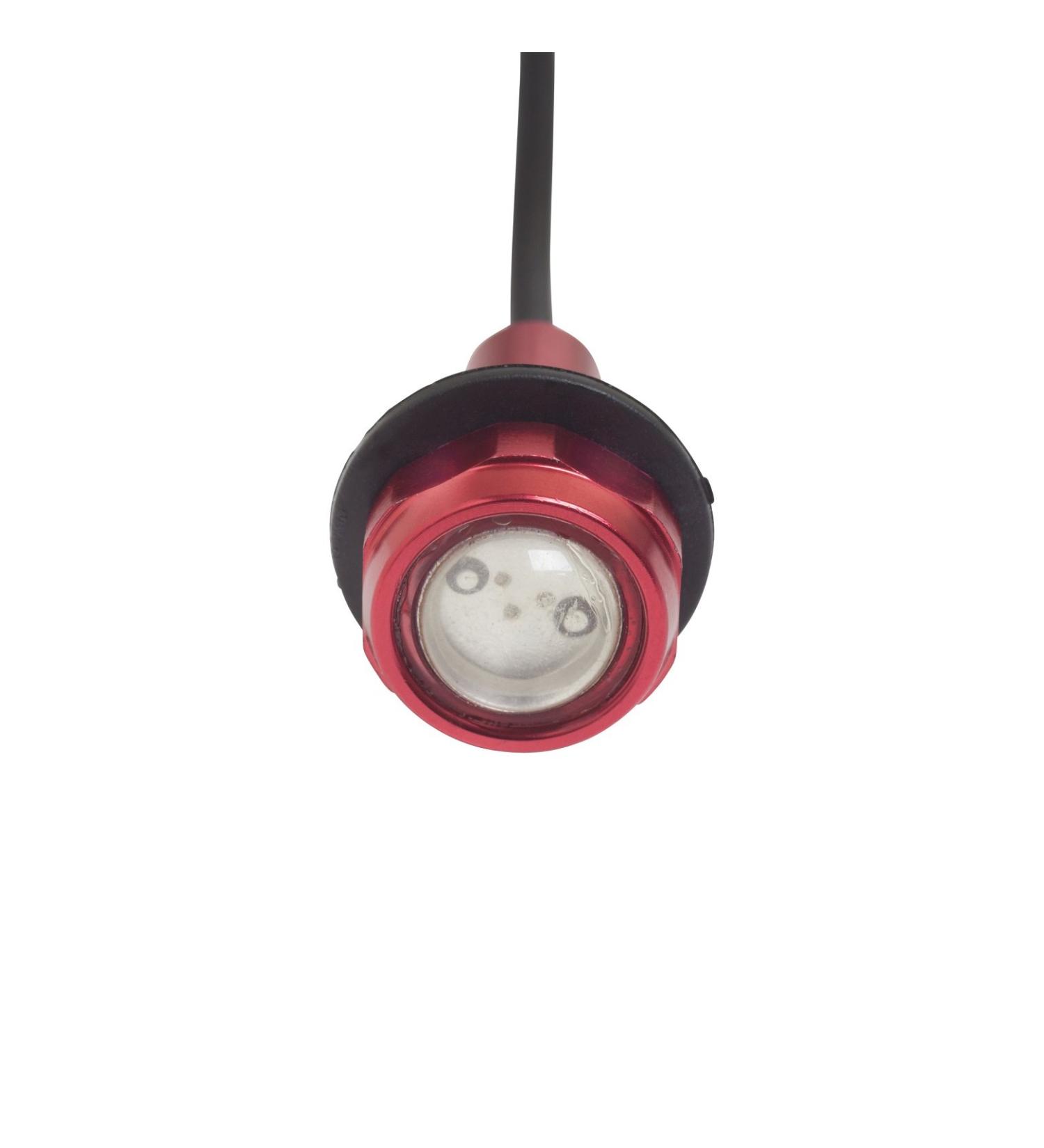 Yak-Power 2-Piece Super Bright LED Button Light Kit in Red - Buy Online on SooperMarket.com