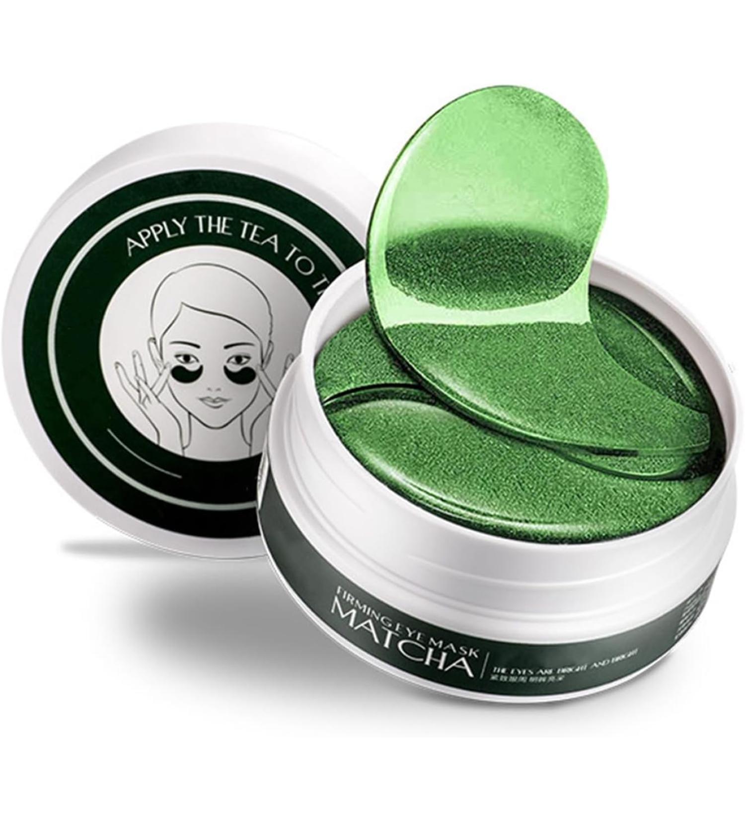 Shefave Eye Pads 60 Pieces Eye Pads Against Dark Circles Green Tea Matcha Eye Pads Hyaluronic Acid Eye Mask Dark Circles Removal Against Wrinkles Eye Bags Puffiness - Buy Online on SooperMarket.com