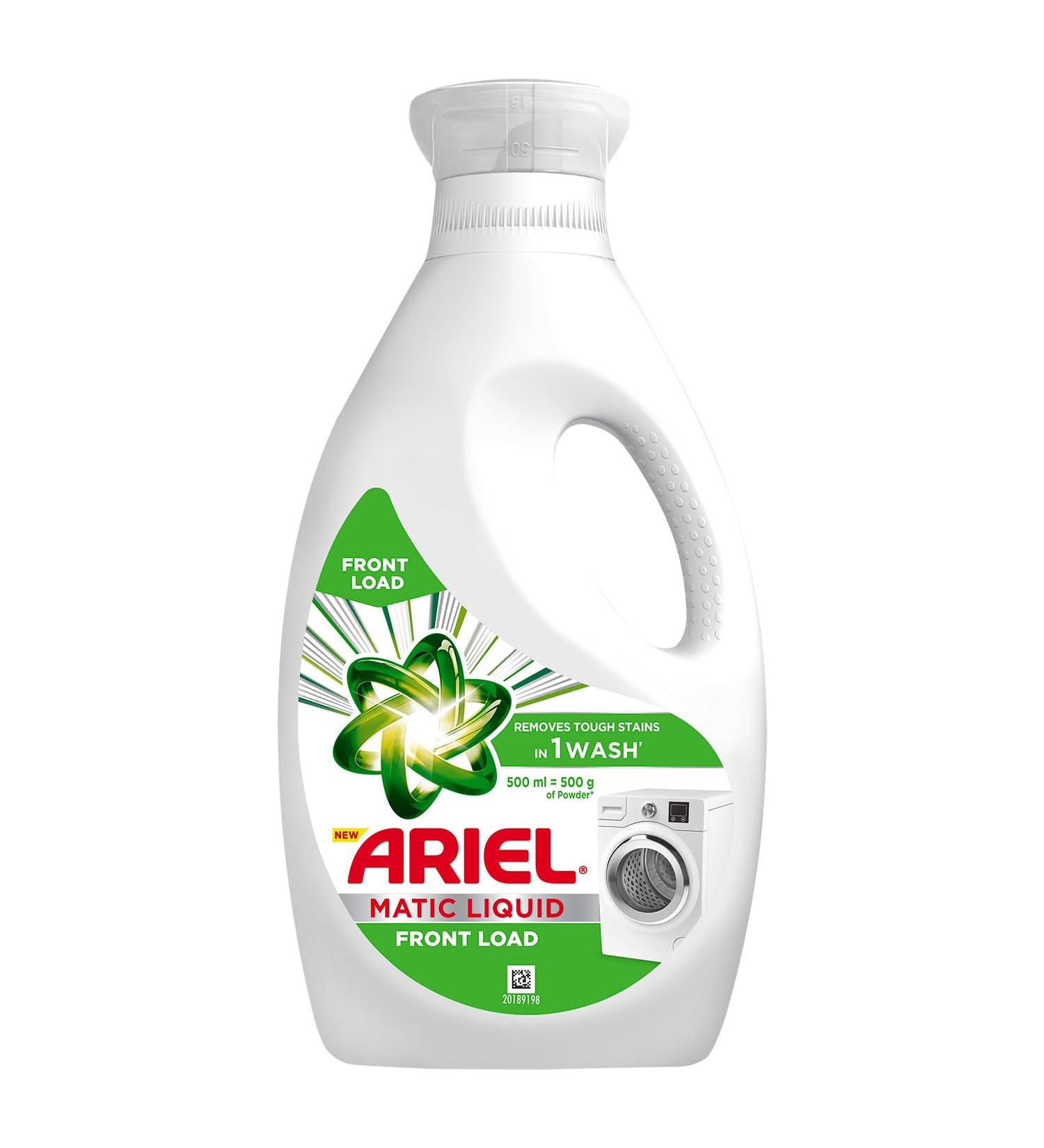 Buy Ariel Matic Liquid Detergent for Front Load Machines - 500 ML | International Shipping Available - Buy Online on SooperMarket.com