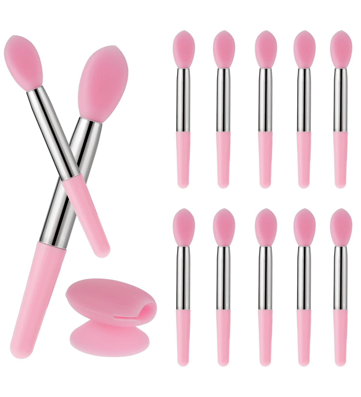 Shop WLLHYF 12PCS Silicone Lip Brush Set | Professional Makeup Tools for Lipstick Eyeshadow & Face Masks - Perfect for Beauty Enthusiasts - Buy Online on SooperMarket.com