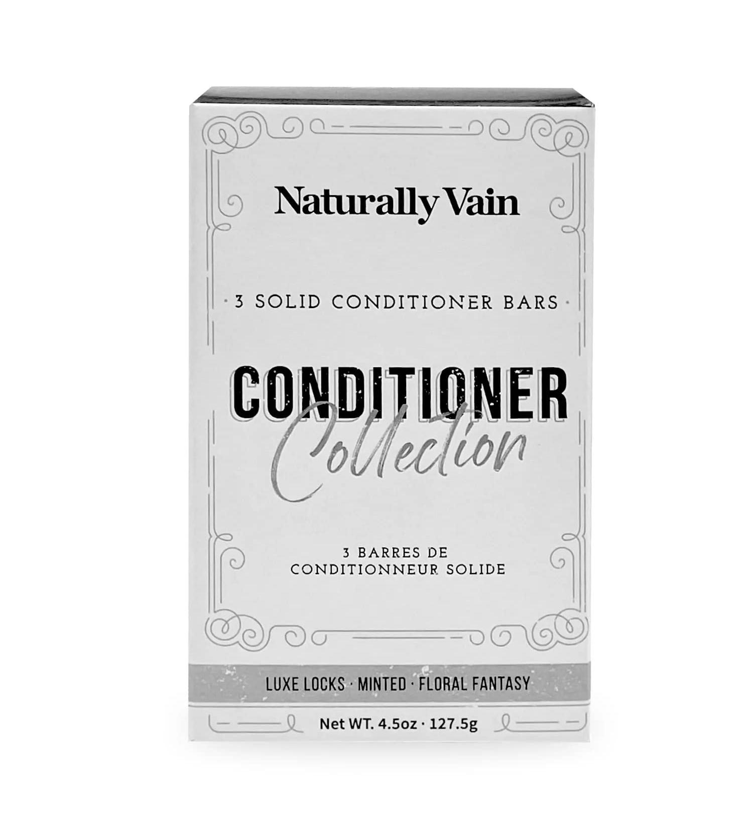 Solid Hair Conditioner Collection - Handmade Natural Hair Care Set for All Hair Types | 3-Pack Luxe Locks with Essential Oils & Shea Butter - Perfect Hair Gift Set with Travel Soaps - Buy Online on SooperMarket.com