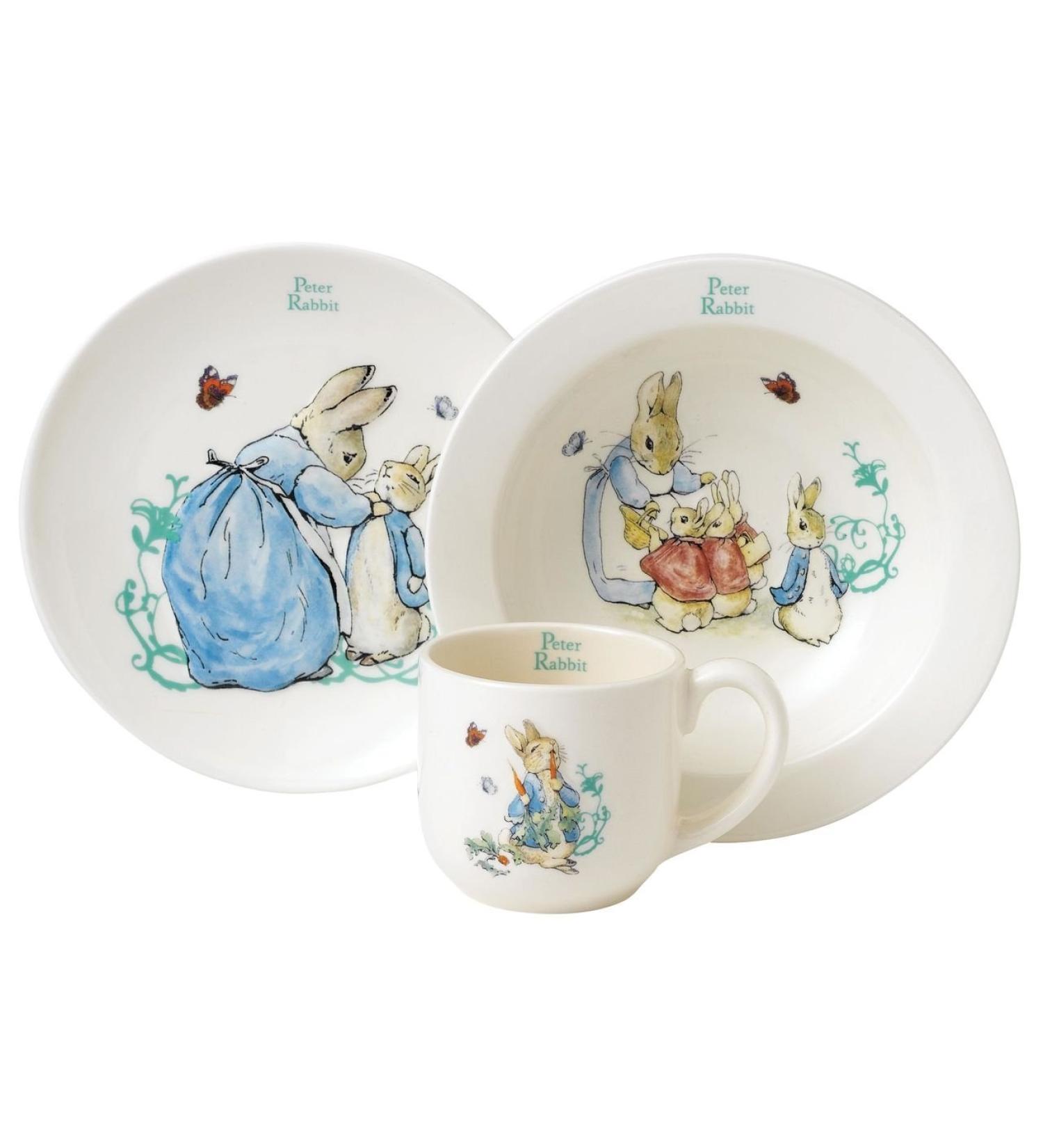 Beatrix Potter Peter Rabbit Nursery Set - 3-Piece White Single Set - Buy Online on SooperMarket.com