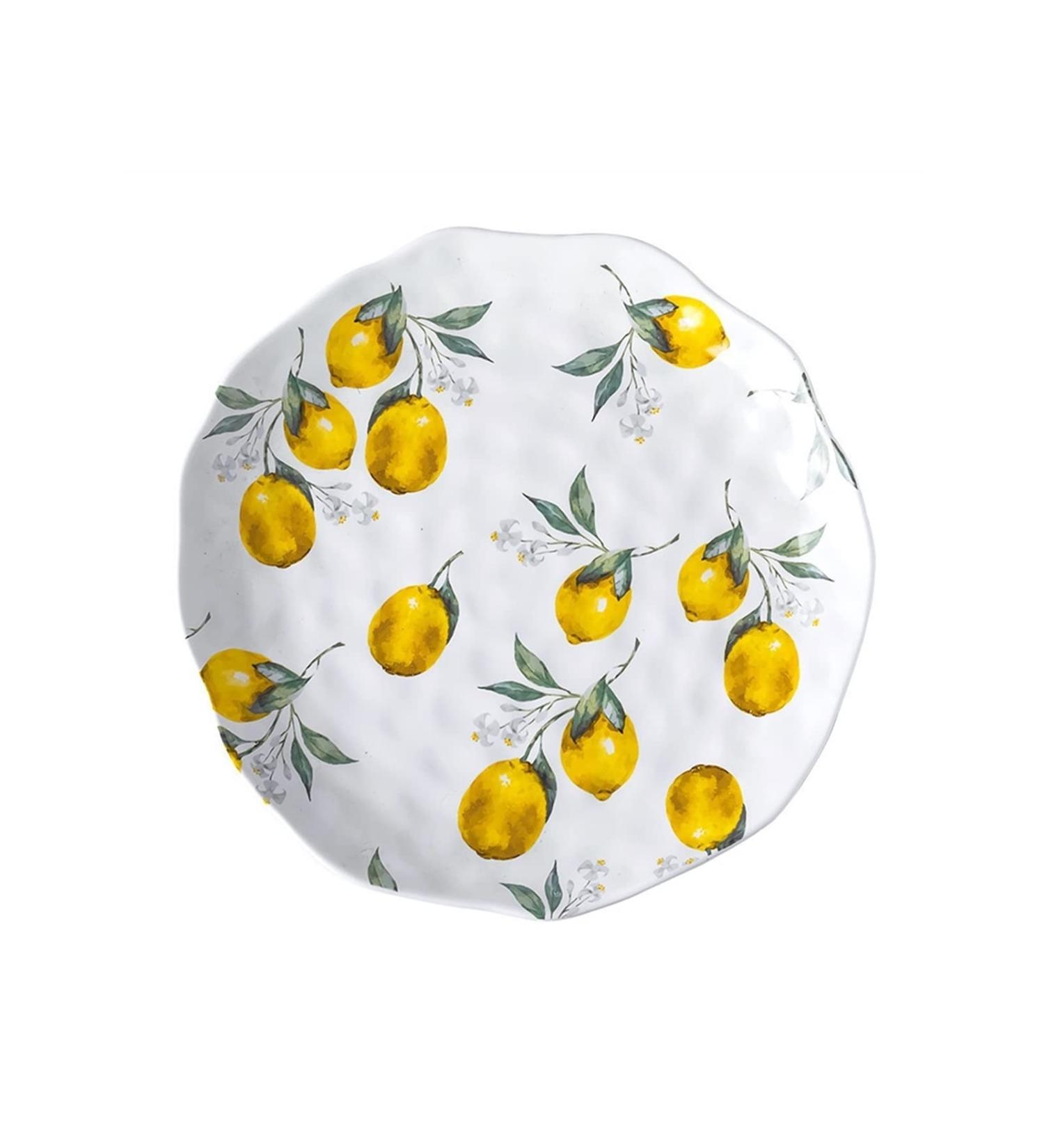 Serving Plates Creative Dinner Plates Lemon Irregular Flat Dinner Steak Salad Plate Snack Plate Household Vegetable Plate Cake Dish Home Kitchen Tableware for Appetizer Dinner and Desserts (Color : 8 Inch - Buy Online on SooperMarket.com