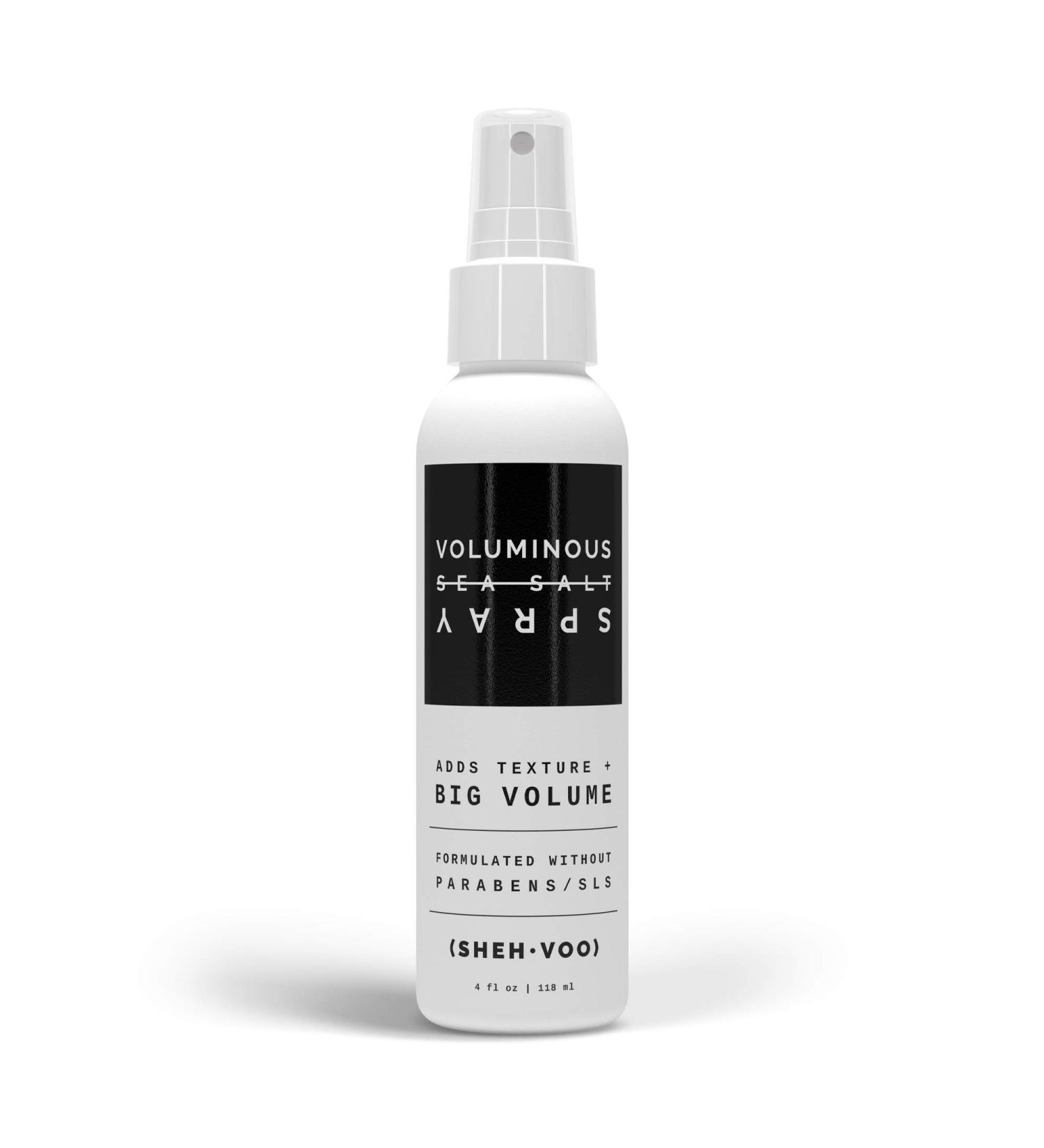 SHEH VOO Sea Salt Spray - Voluminous Texturizing Spray - UV & Heat Protection - 4 fl oz - Buy Online on SooperMarket.com