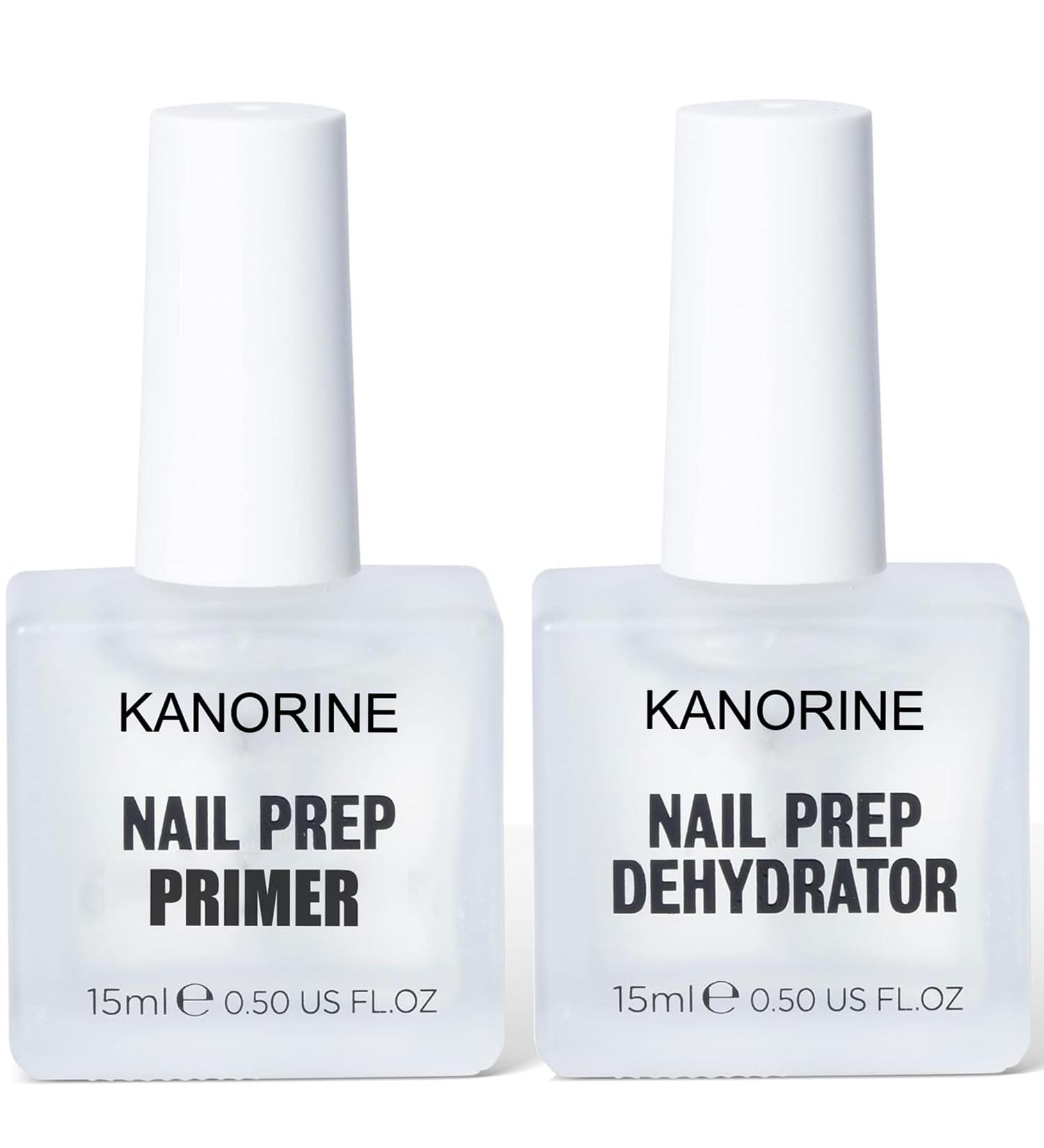 Nail Primer & Dehydrator Set 15ml | Acid-Free Natural Prep Kit for Acrylic Nails | Essential Nail Supplies for Nail Technicians - Buy Online on SooperMarket.com