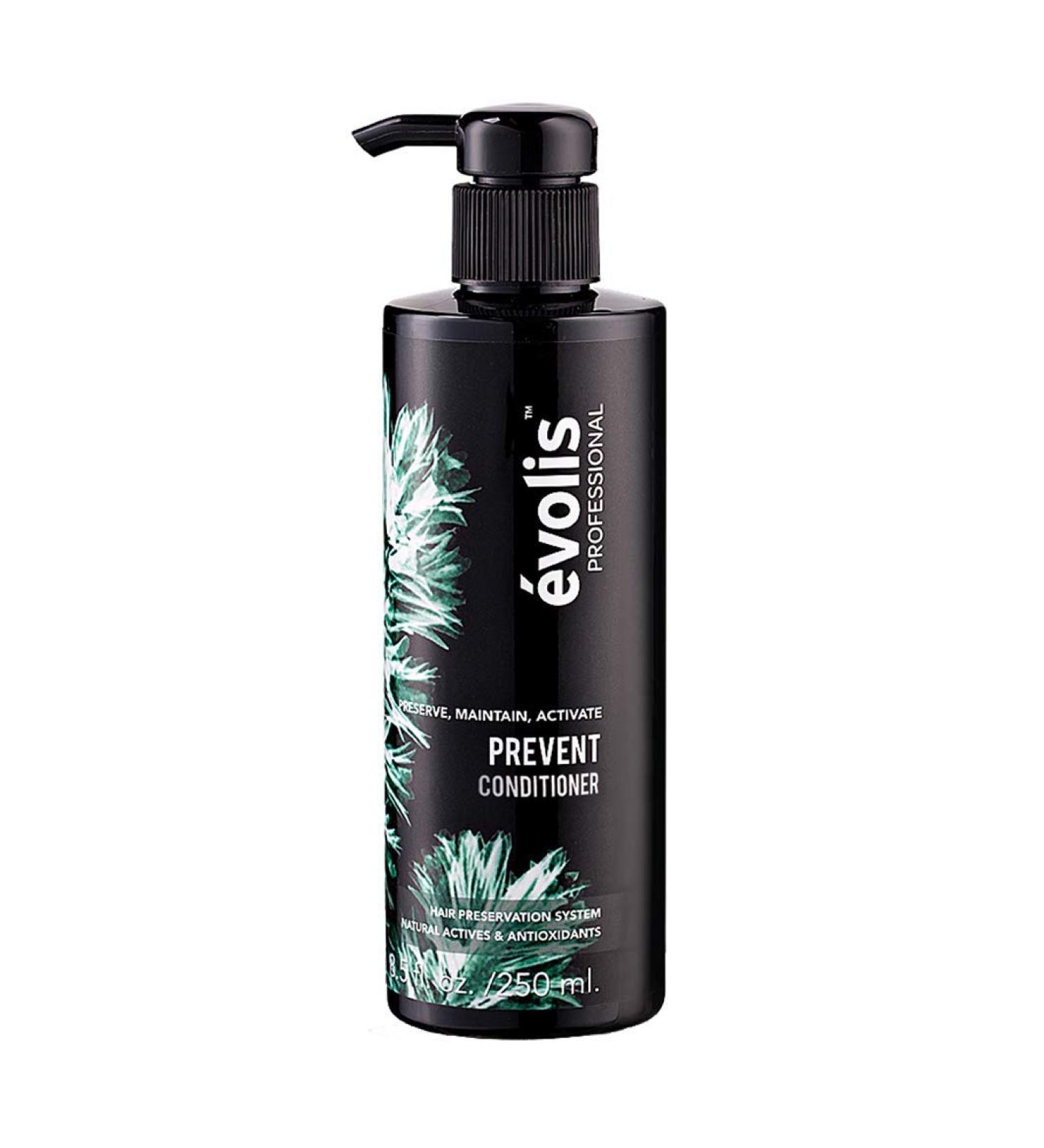 Évolis Prevent Anti-Aging Conditioner | Natural Anti-Hair Loss Treatment for Men & Women | Ideal for Sensitive Scalp & Oily Hair | 8.5 fl oz - Buy Online on SooperMarket.com
