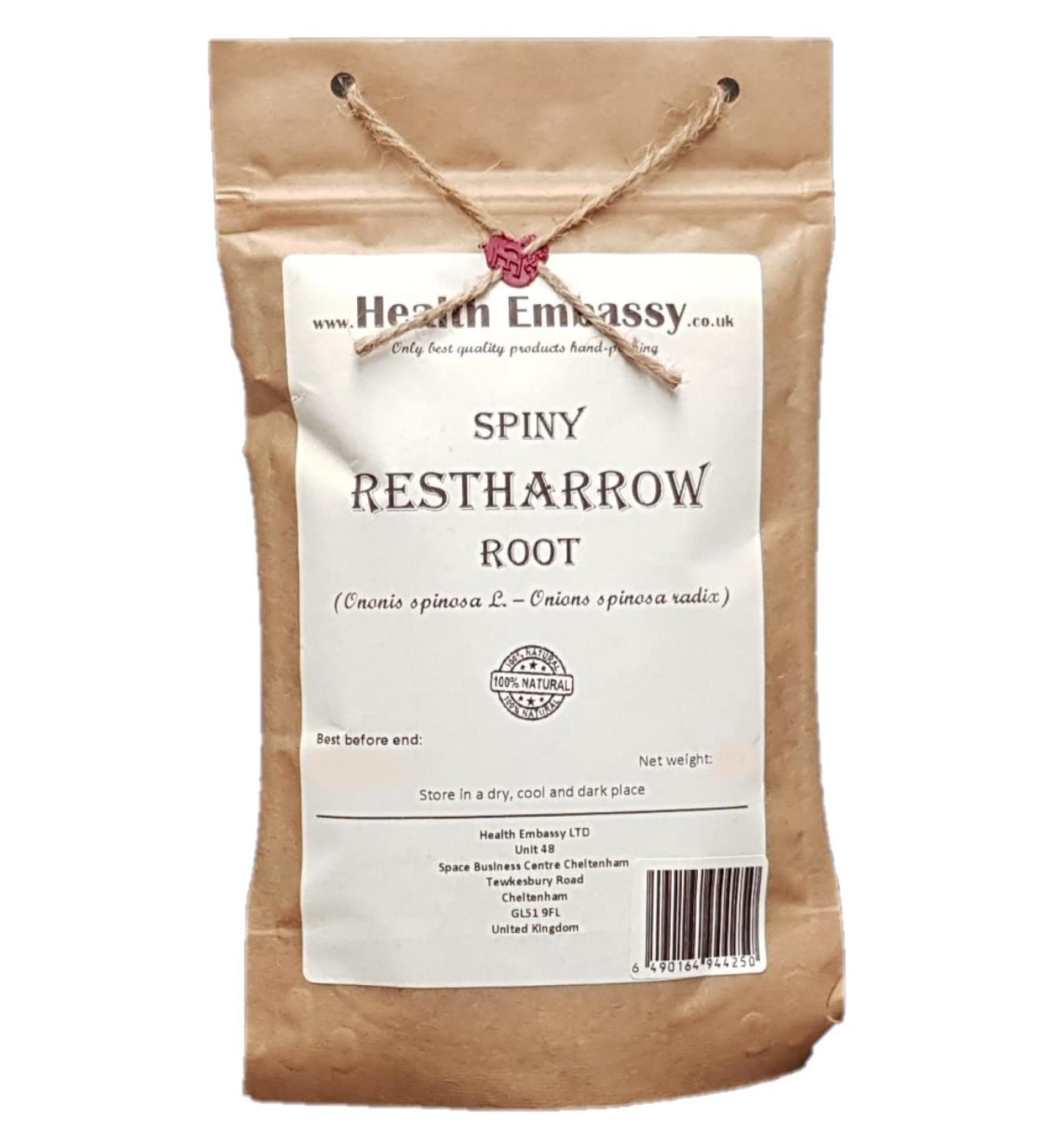 Health Embassy Spiny Restharrow Root Tea | Ononis Spinosa L | Bugrane pineuse Racine Tisane 50g - Buy Online on SooperMarket.com