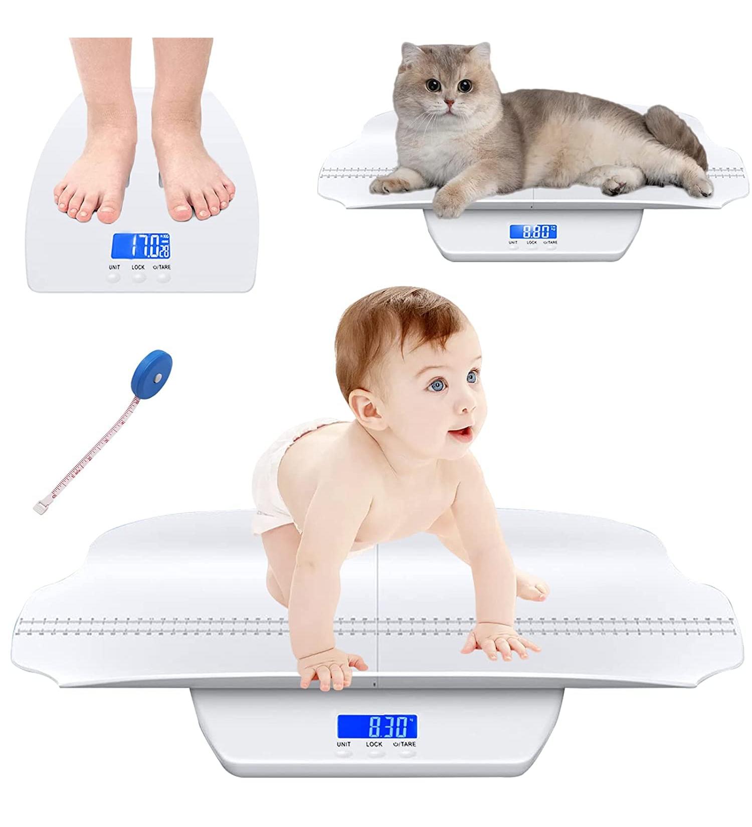 MEKBOK Digital Baby Weighing Scale - For Babies, Infants, Adults, Pets | Up to 220 lb - New 2023 - Buy Online on SooperMarket.com