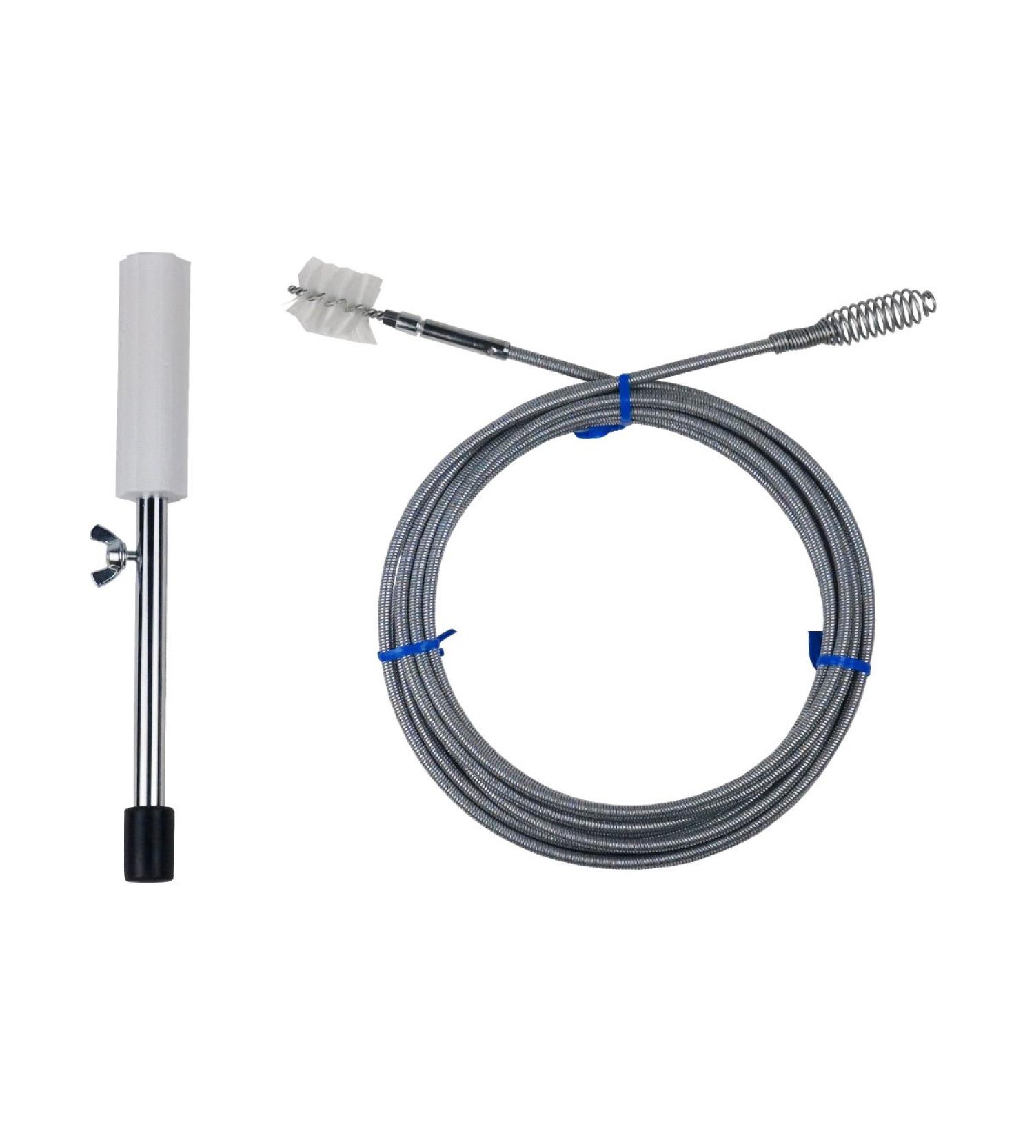 Kakudai 6055 Pipe Cleaner with Brush - 16.4 ft (5 m) Drain Cleaning Tool for Effective Maintenance - Buy Online on SooperMarket.com