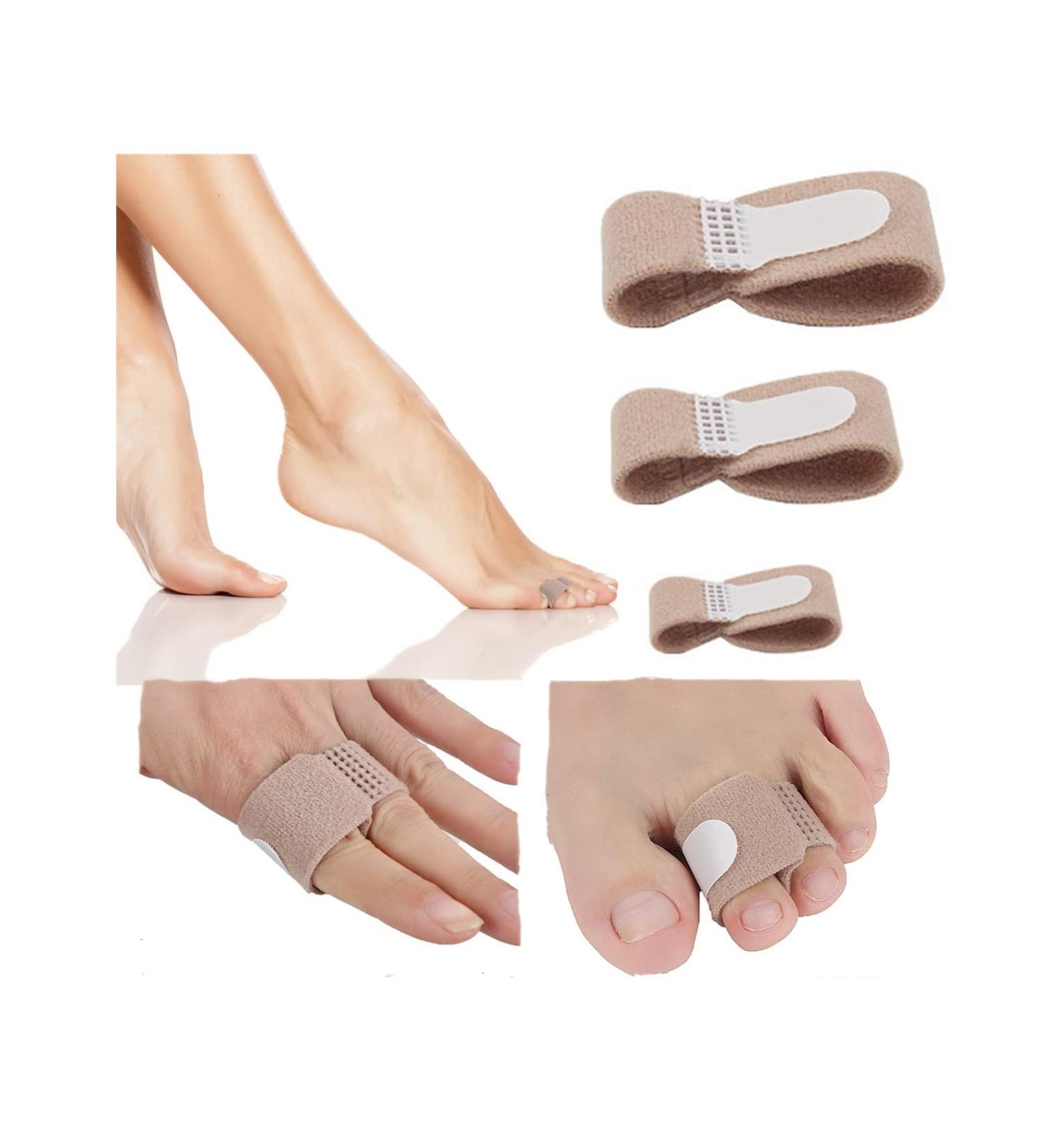 Orthopedic Toe Straightener Corrector Splint - Cushioned Bandage for Broken Toe - Align Crooked Toes - Hallux Valgus Relief (1pc M) - Buy Online on SooperMarket.com