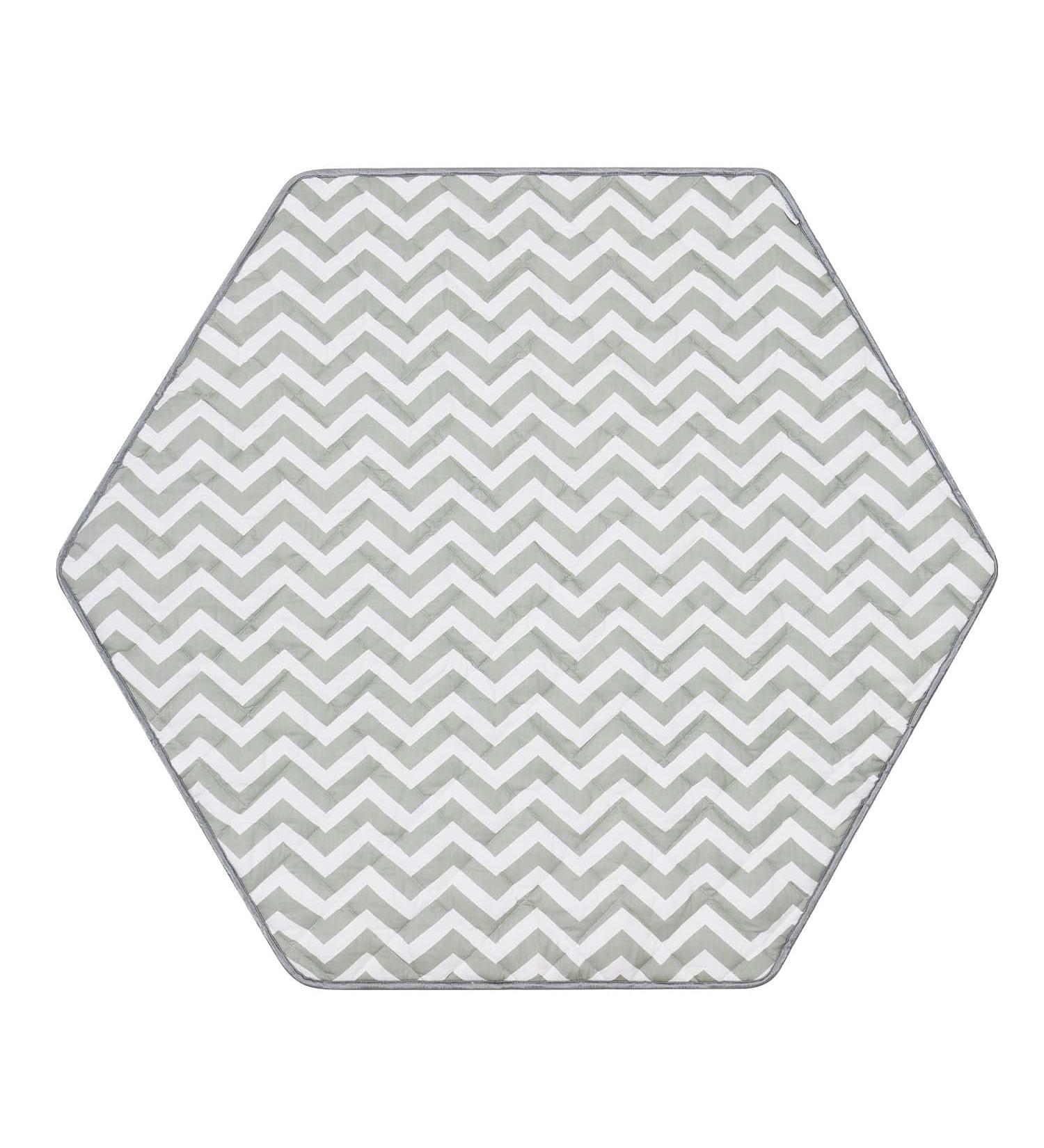 Minnebaby Hexagon Playpen Mat - Compatible with hiccapop & Regalo Playards | Non-Slip & Portable Pad for Comfortable Playtime - Buy Online on SooperMarket.com