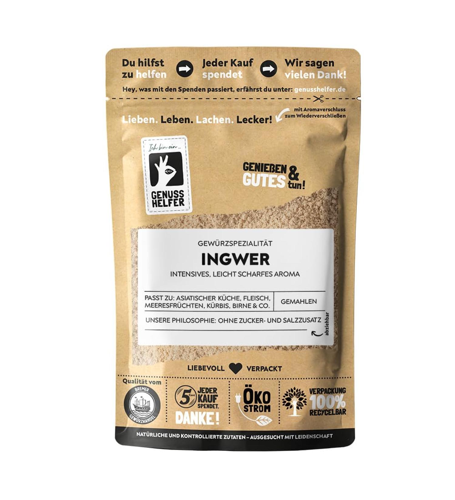 Bremer Gew rzhandel Ground Ginger Powder 50g - Premium Quality Ginger for Cooking - Buy Online on SooperMarket.com