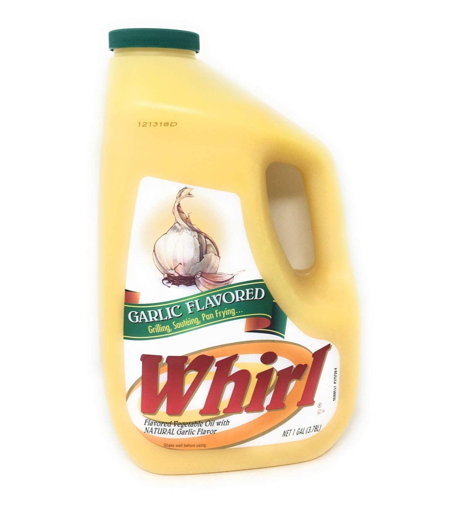 Garlic Whirl Butter-Flavored Oil 1 Gallon - Premium Oil for Cooking and Flavoring - Buy Online on SooperMarket.com