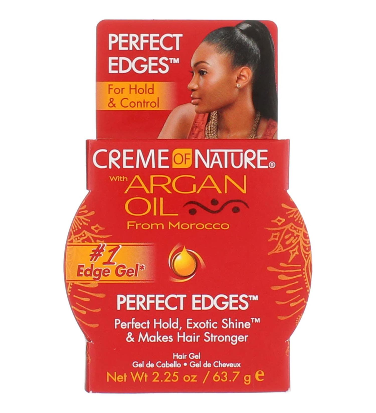 Creme of Nature Argan Oil Perfect Edges Control 2.25 oz. Jar - 3 Pack - Buy Online on SooperMarket.com