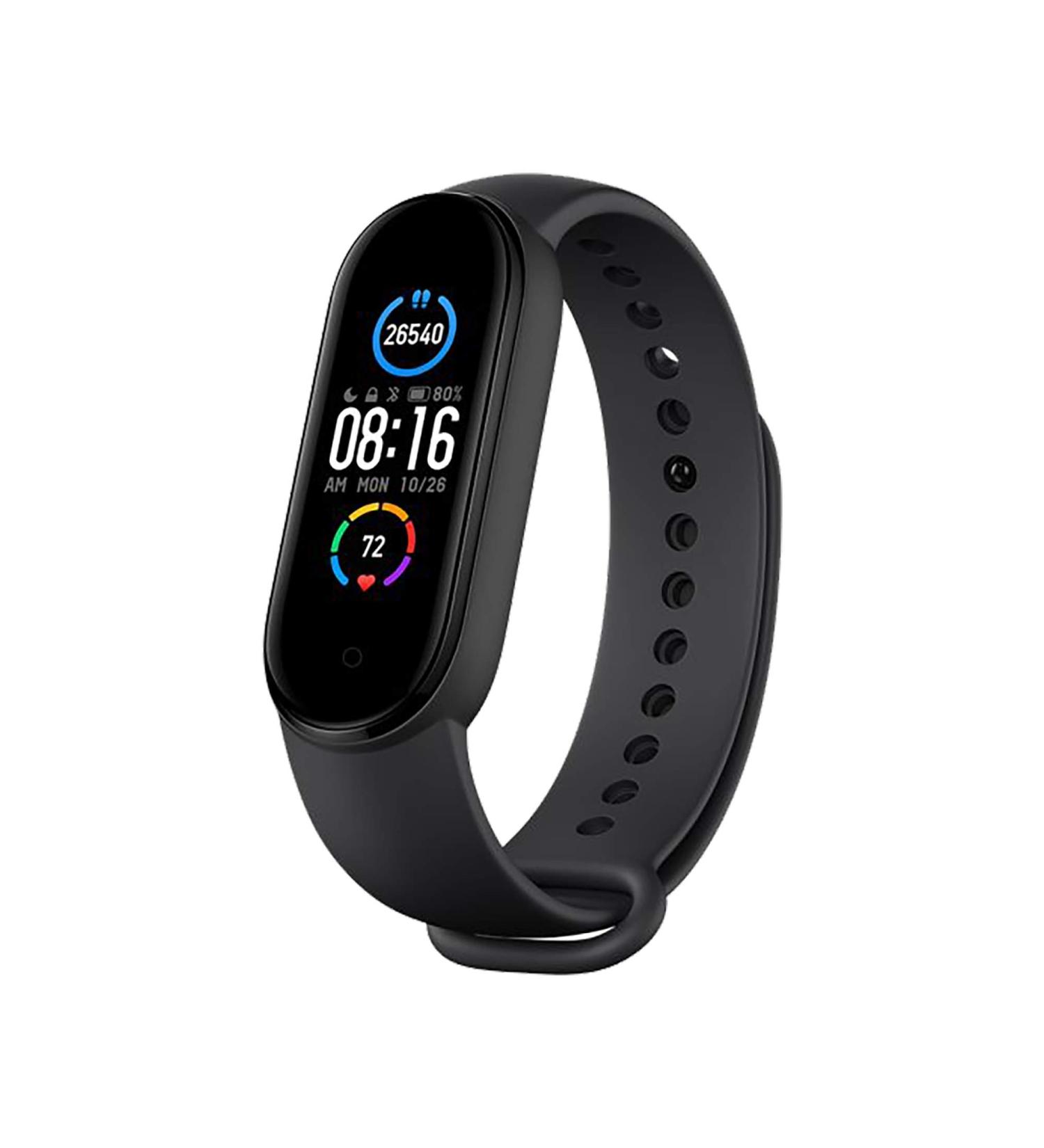 Xiaomi Mi Band 5 Smart Wristband 1.1 inch Color Screen Miband with Magnetic Charging 11 Sports Modes Remote Camera Bluetooth 5.0 Global Version - Black - Buy Online on SooperMarket.com