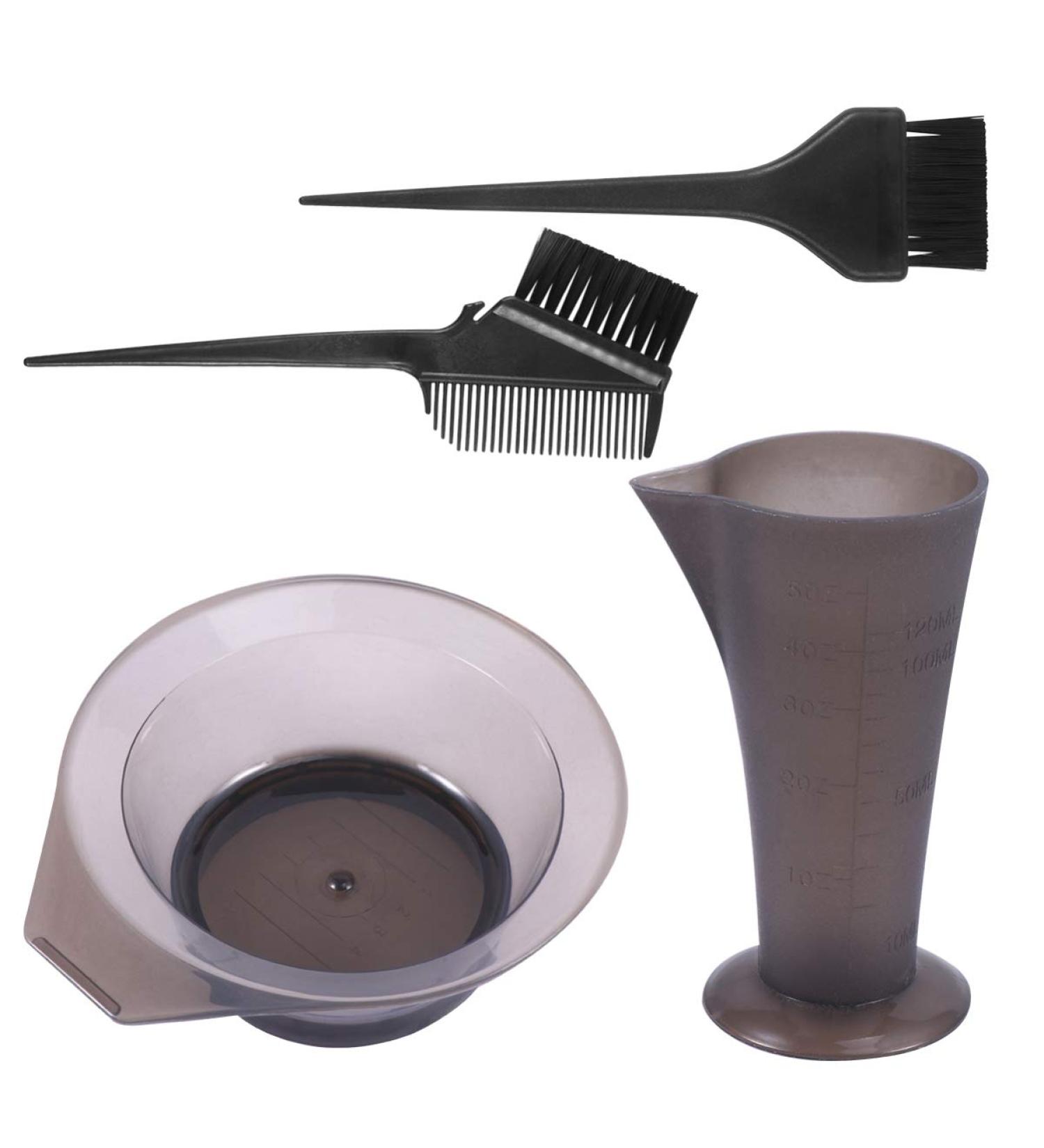 Hair Dying Applicator Hair Dyeing Brush Highlight Hair Brush Professional Hair Color Tools Balayage Brush Hair Dye Brush and Bowl Hair Dryer Kits Hair Coloring Major Hair Comb - Buy Online on SooperMarket.com
