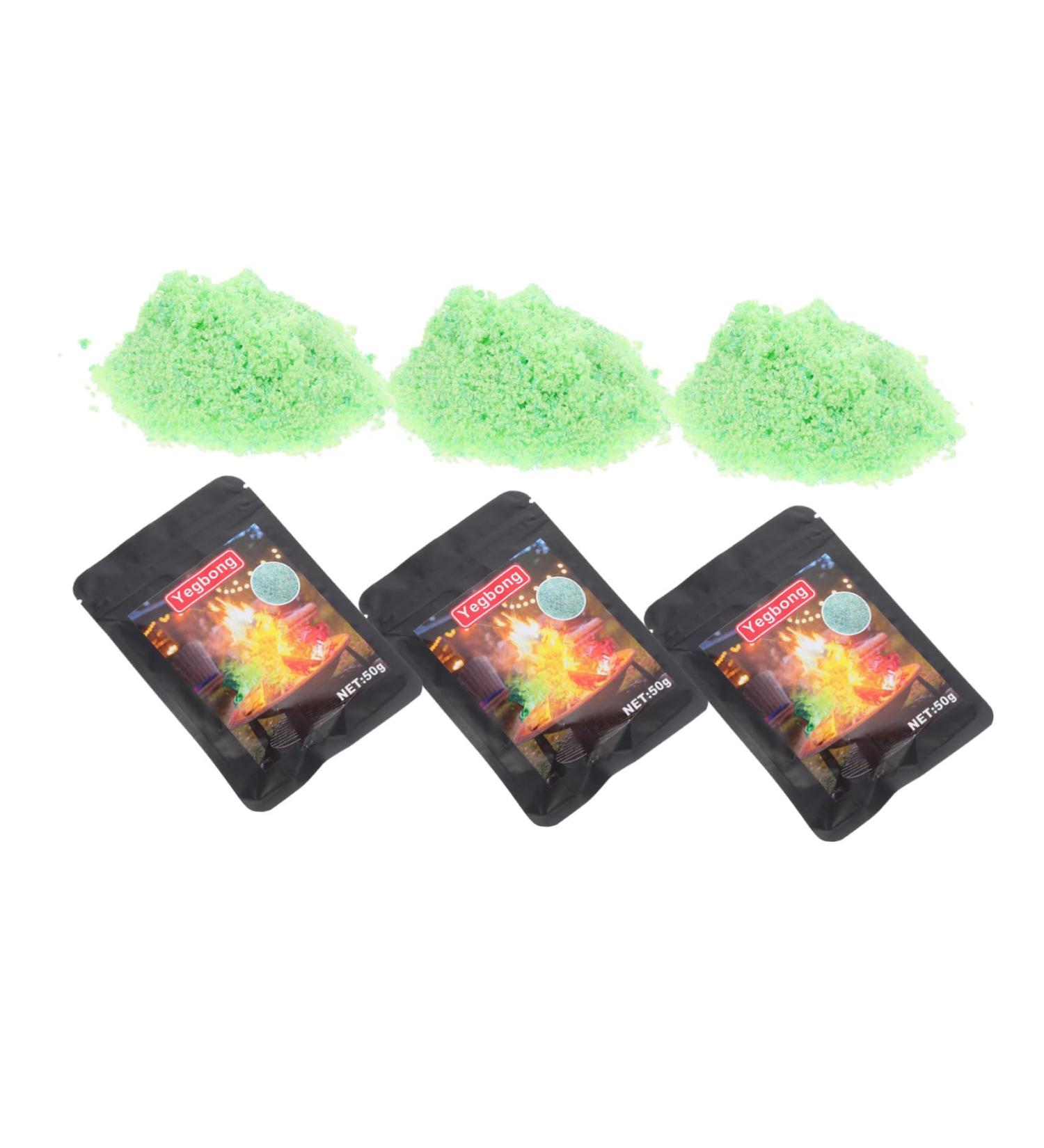 PRETYZOOM 3 Packs Campfire Powder Sales Today Clearance Today Today Clearance Garden Decoration Fire Packets Long Burn Small Fire Pit Outdoor Flame Powder Mineral Powder Party Supplies Beach - Buy Online on SooperMarket.com