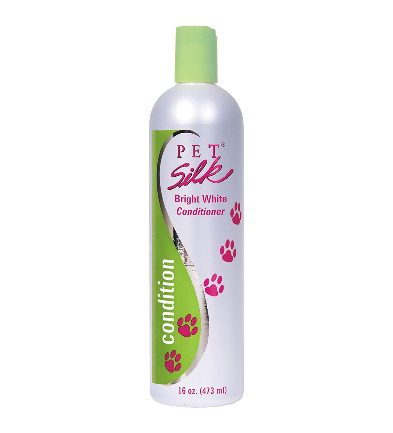 Buy Pet Silk Bright White Pet Conditioner 472 ml - Best International Shipping for Your Pet's Grooming Needs - Buy Online on SooperMarket.com
