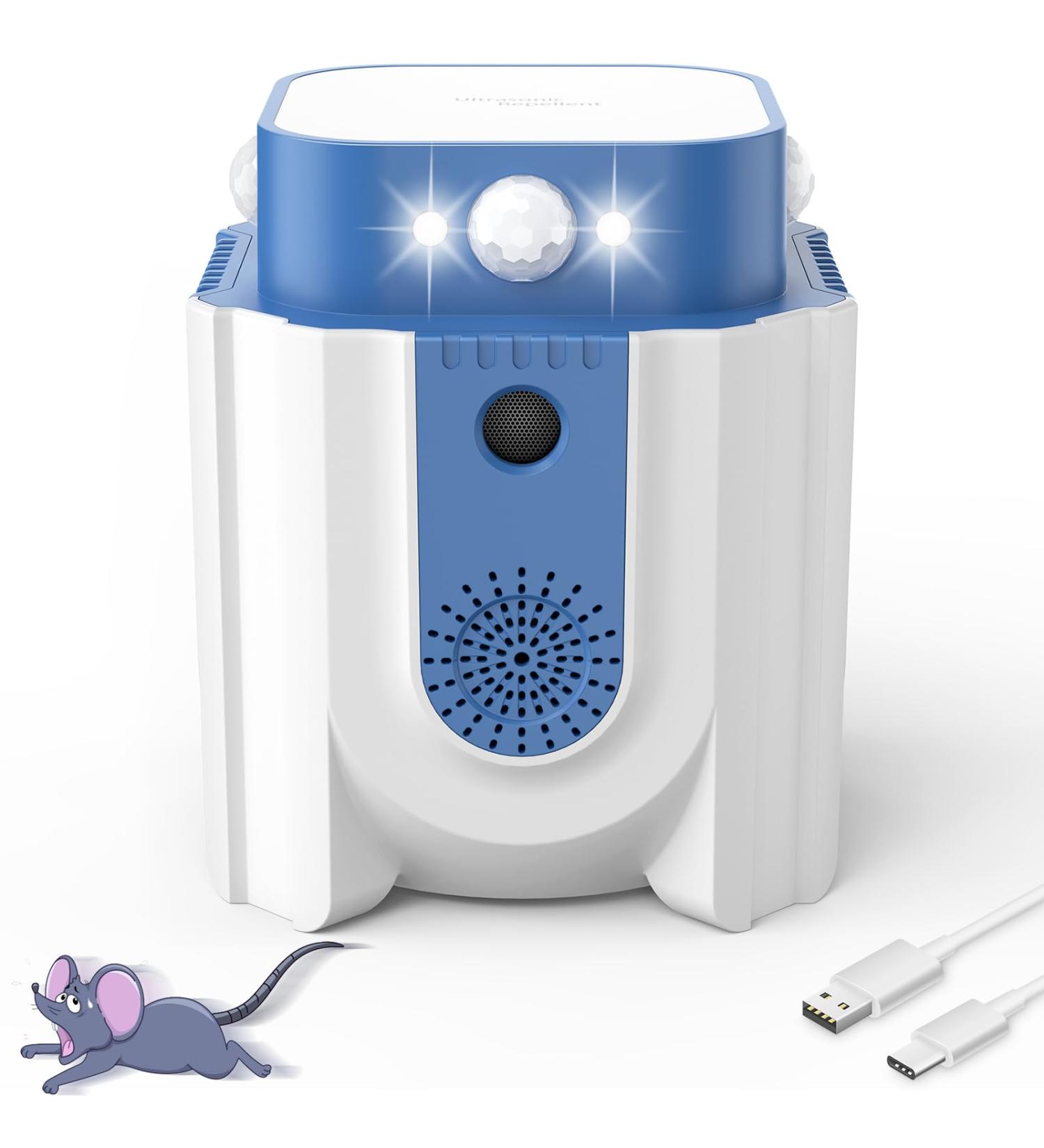 Endbug Ultrasound Pest Control - Upgraded Rodent Defense with PIR Sensor & Frequency Conversion for Home Attic Garage & Basement - Effective Blue Solution - Buy Online on SooperMarket.com