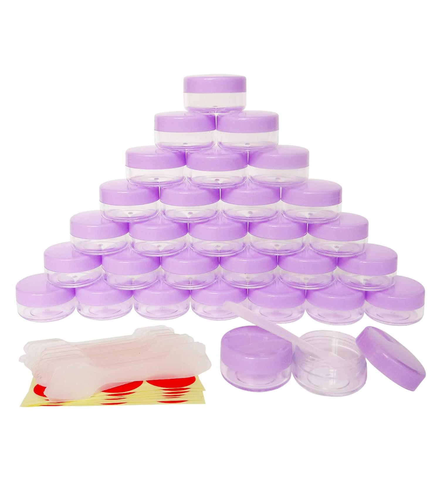 Greatforu 30pcs 10g ProbeShn Nail Art 10ml Empty Cosmetic Containers - Ideal for Lip Balm Creams Ointments & Powders - International Shipping Available - Buy Online on SooperMarket.com