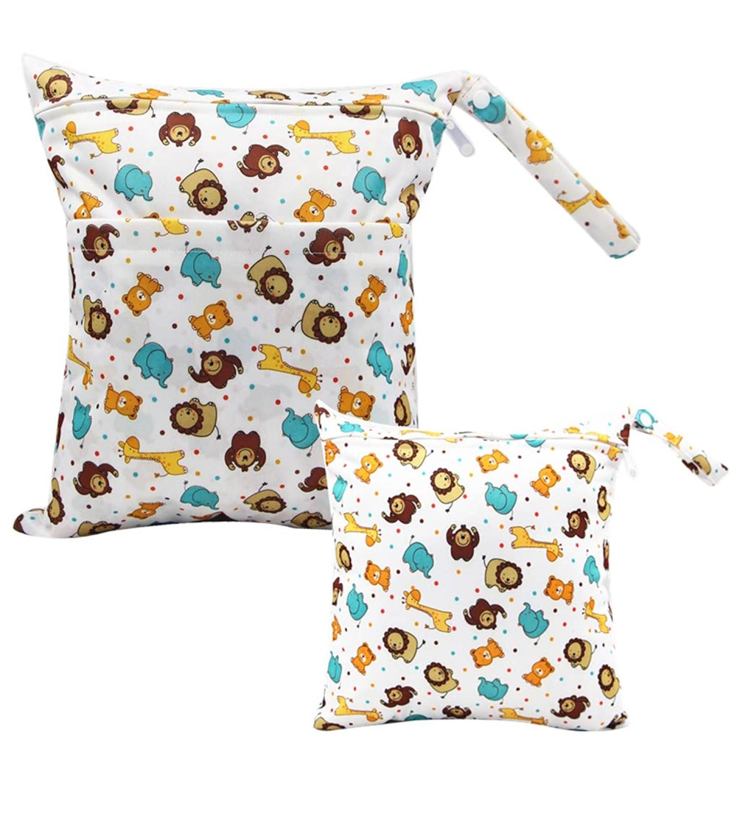 Egurs Diaper Bag Wetbag - Large & Medium Sizes for On-the-Go | Cute Small Animal Design - International Shipping Available - Buy Online on SooperMarket.com