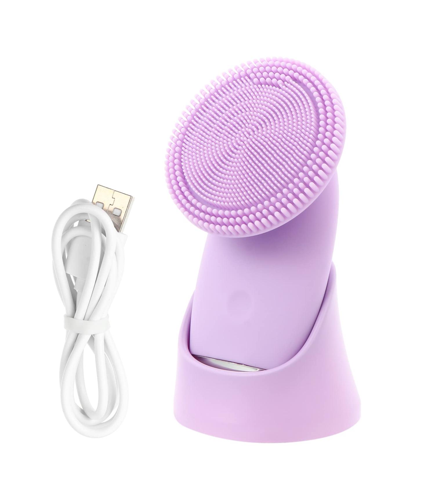 Didiseaon 1pc Facial Cleanser Face Cleansing Brush Cleanser Brush Waterproof Face Brush Deep Cleansing Face Brush Face Cleaning Tool Charging Mode Exfoliating Brush Silica Gel Purple - Buy Online on SooperMarket.com