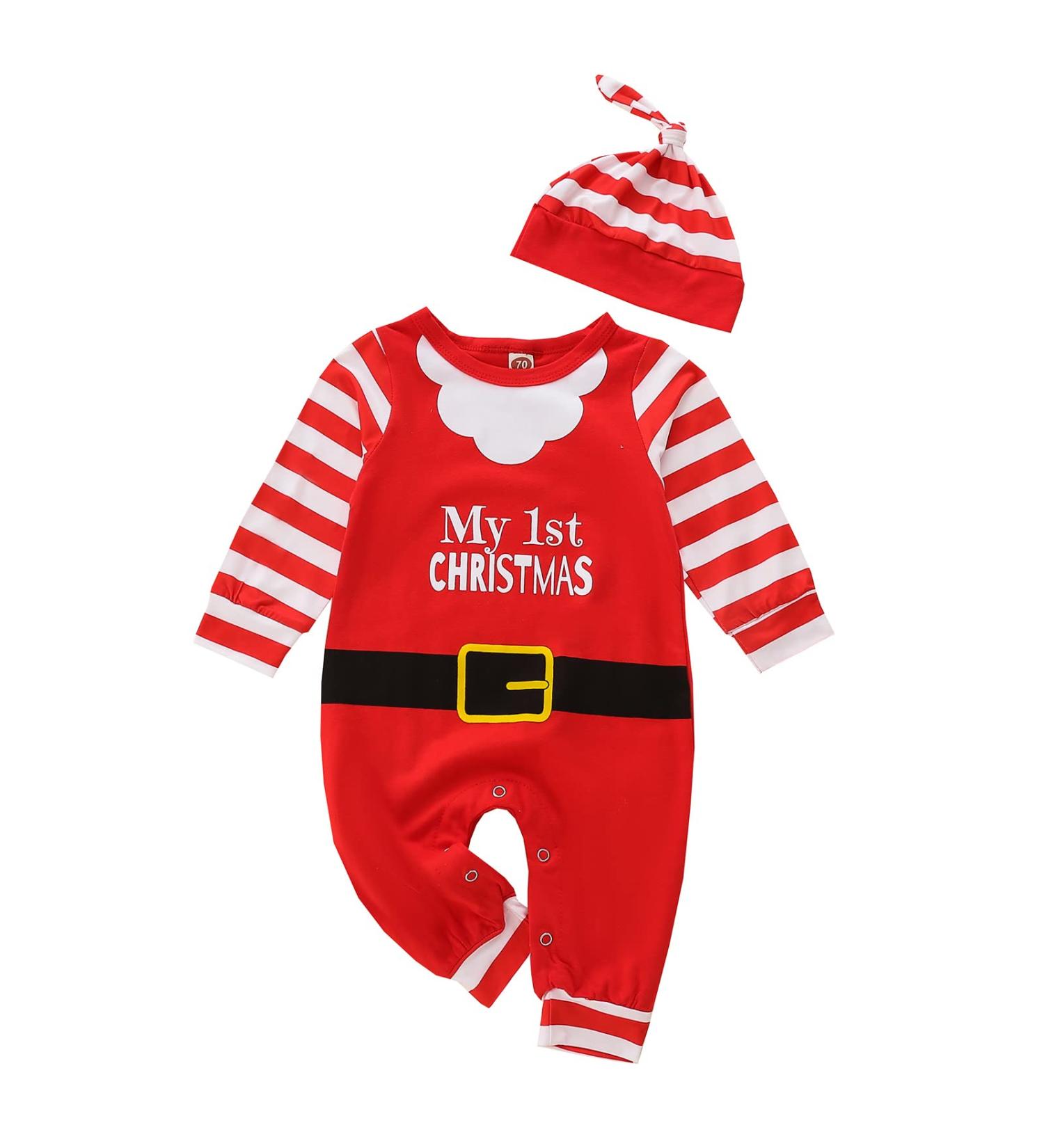 Loalirando My First Christmas Baby Romper 12-18 Months - Santa Claus Theme - Buy Online on SooperMarket.com