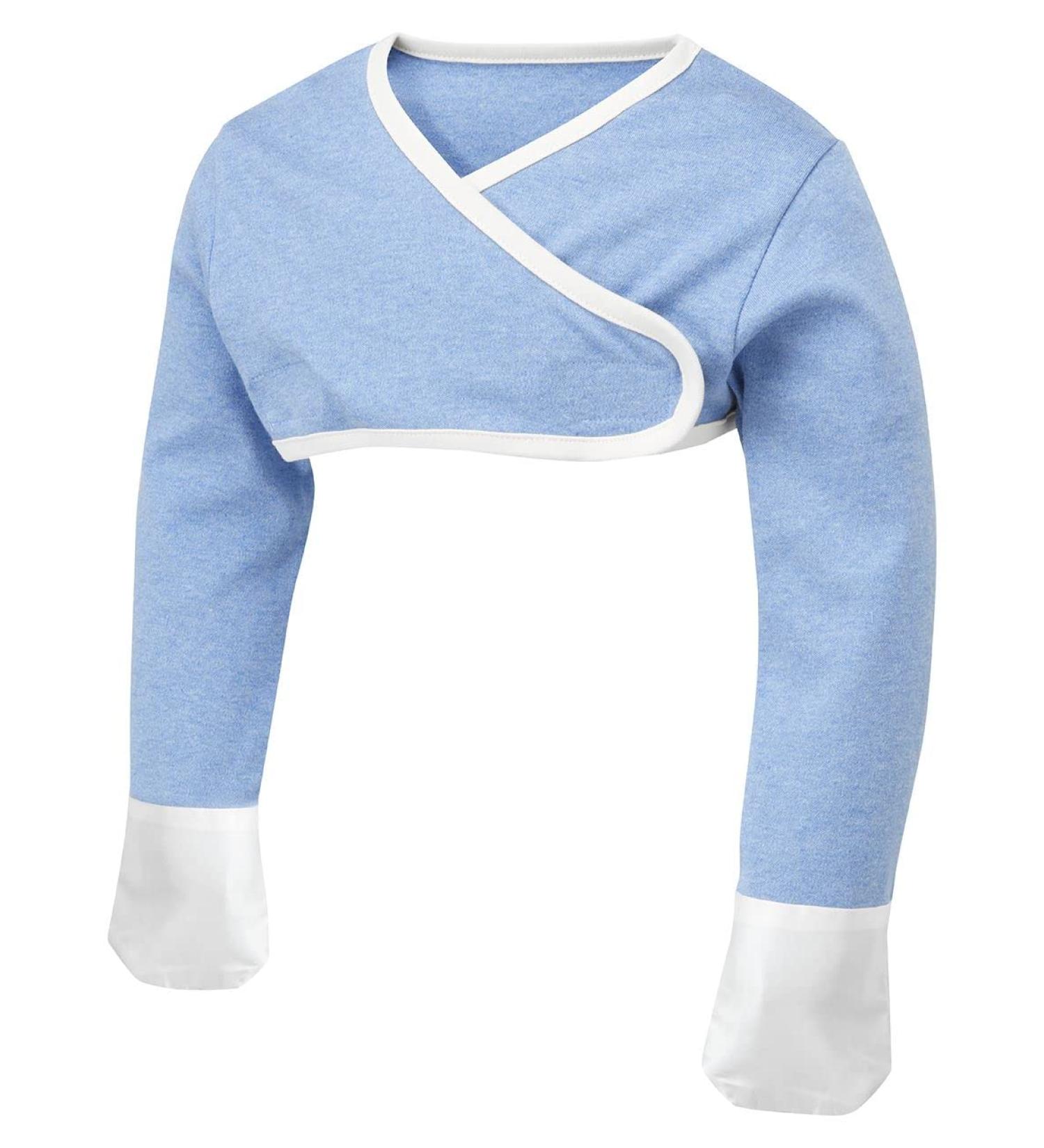 ScratchSleeves | Stay-on Scratch Mitts for Itchy Toddlers | Blue, 9-12 Months - Buy Online on SooperMarket.com