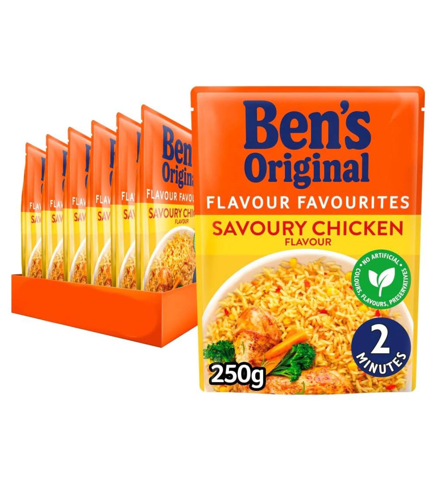 MASBens Original Savoury Chicken Microwave Rice 250g-Food