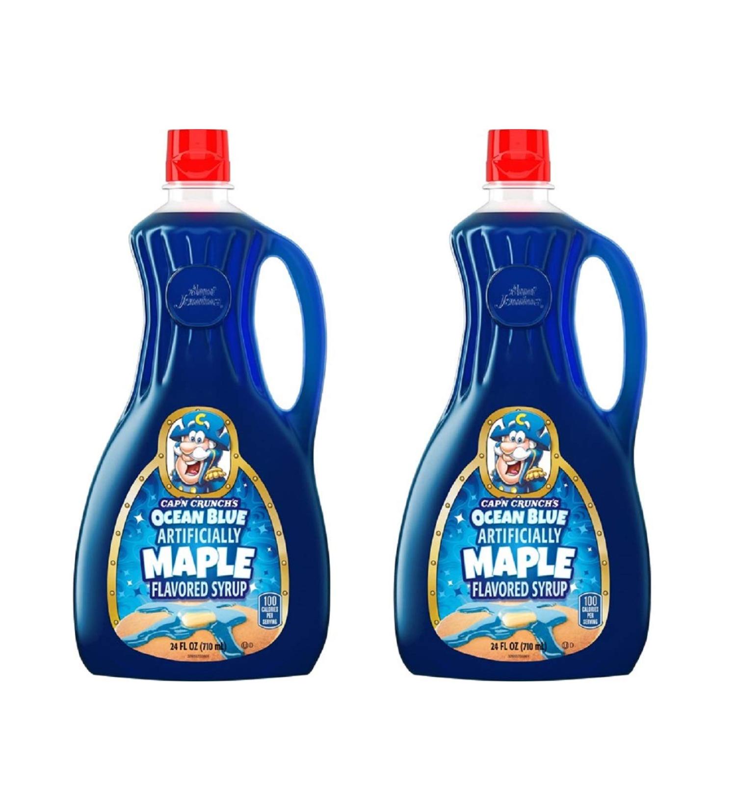Cap'n Crunch Ocean Blue Maple Syrup 24 oz - 2 Pack - Buy Online on SooperMarket.com