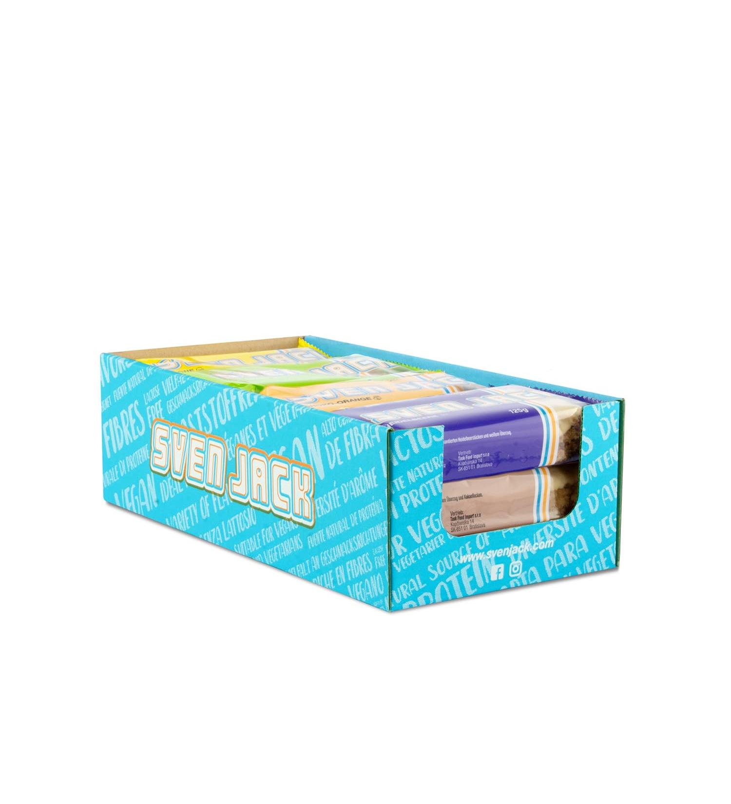 Sven Jack (Energy Cake) Fix Box A - Original fitness bar with different varieties for trying - the OATTMEAL SATTMACHER - 12x 125g (1.5kg) Fixbox 125 g (12 pack)