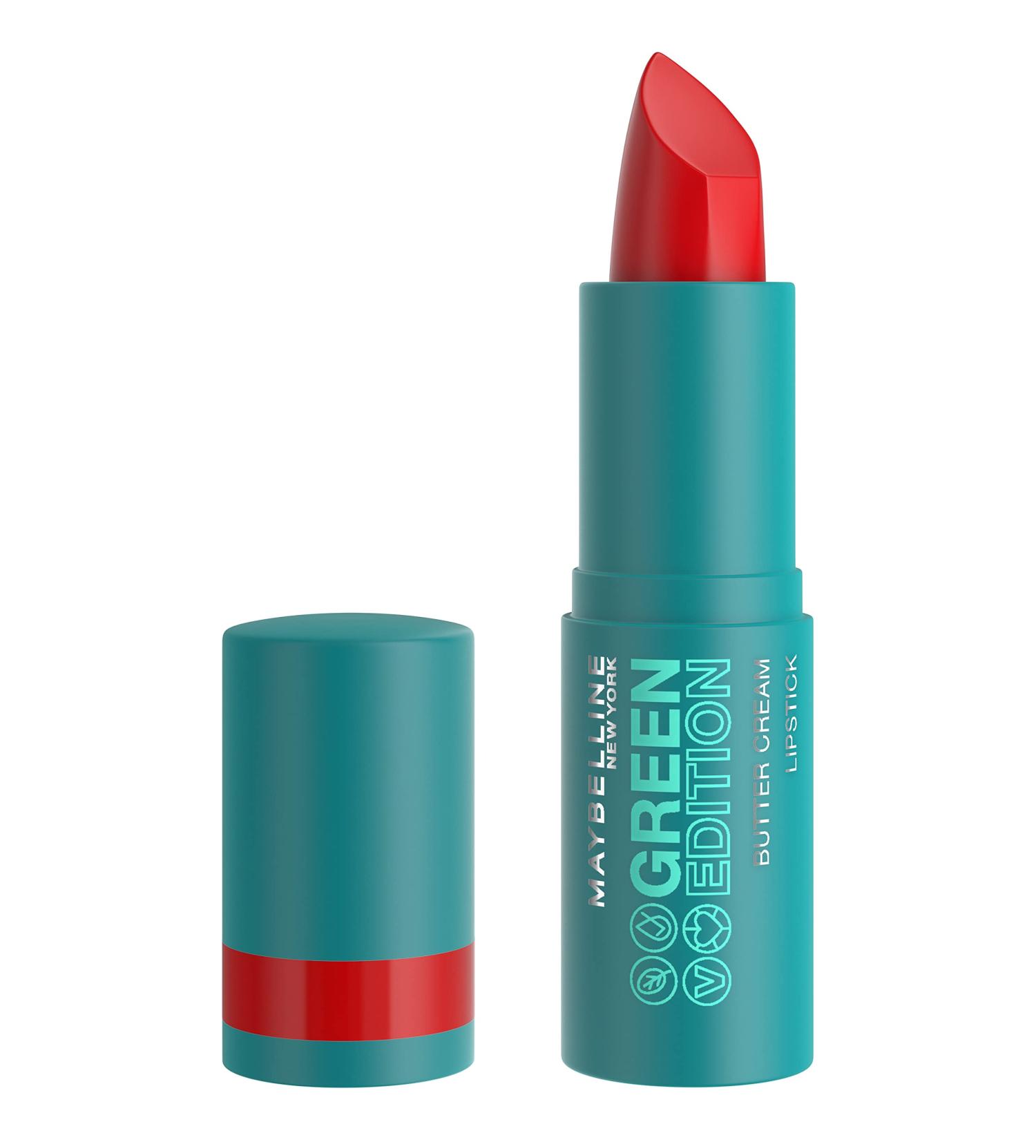 Maybelline Green Edition Rainforest Bright Red Lipstick - 0.12 oz - Buy Online on SooperMarket.com