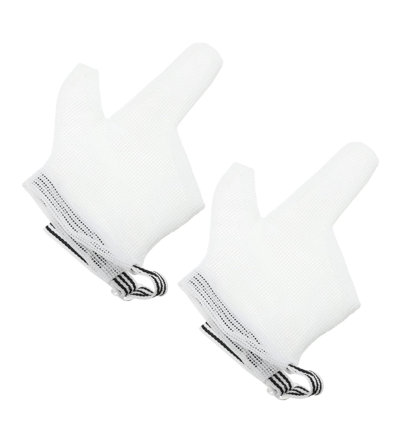 KOMBIUDA Anti-Eating Gloves Baby Mits Infant Thumb Sucking Kit - White 12x7cm - Buy Online on SooperMarket.com