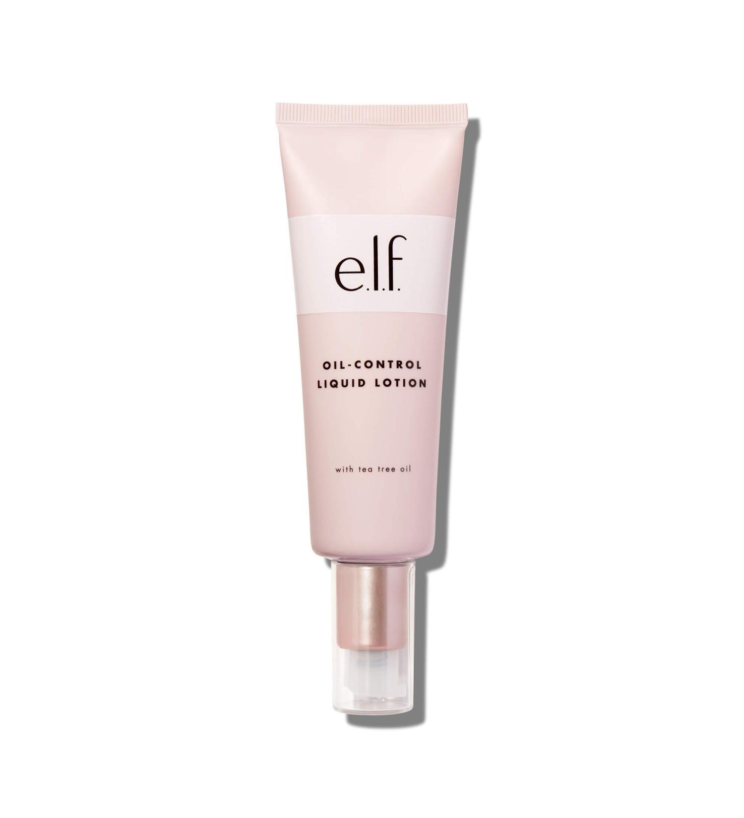 e.l.f. Oil Control Liquid Lotion - Mattifying & Hydrating with Tea Tree Oil 2.22 Fl Oz - Buy Online on SooperMarket.com