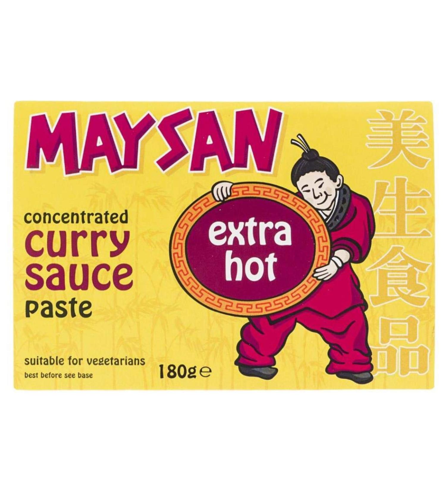 Maysan Extra Hot Curry Sauce Paste Concentrated 180g