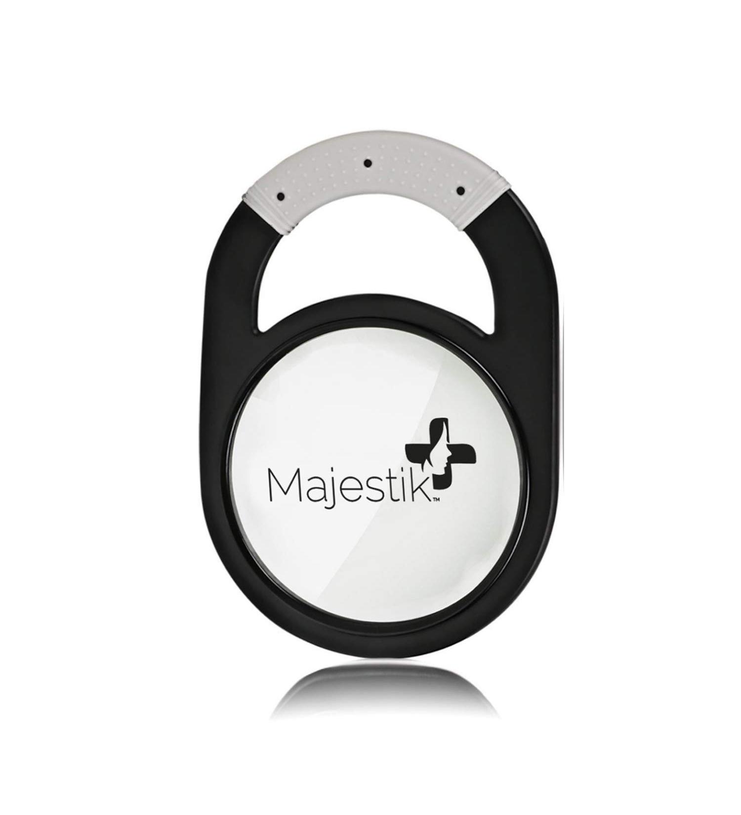 Shatterproof Unbreakable Hand Mirror with Anti-Slip Silicone Handle Grip - Black - Buy Online on SooperMarket.com