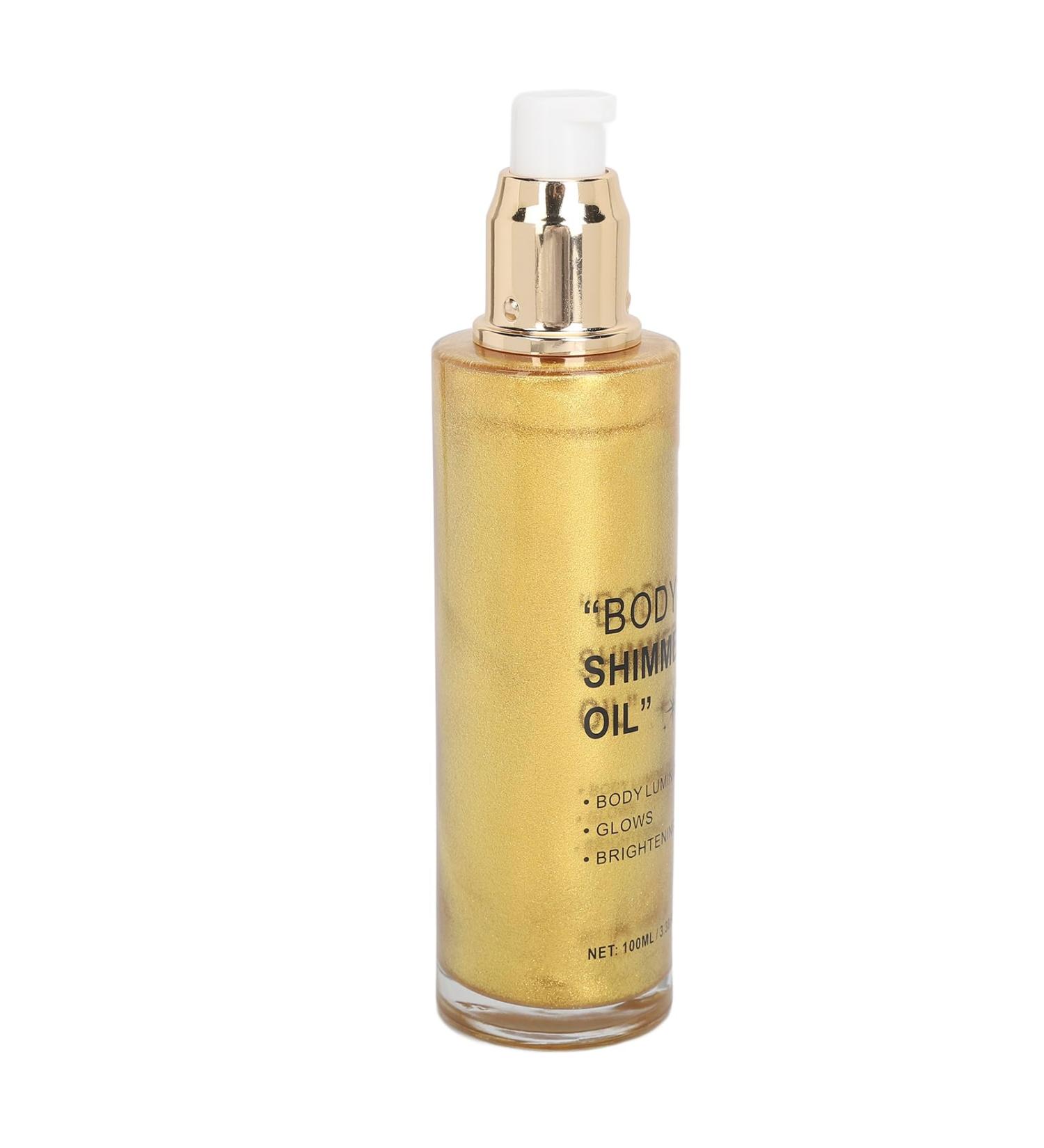 Long Lasting Gold Body Glitter Oil - Highlight Liquid for Face Legs & Arms | Shop Now - Buy Online on SooperMarket.com