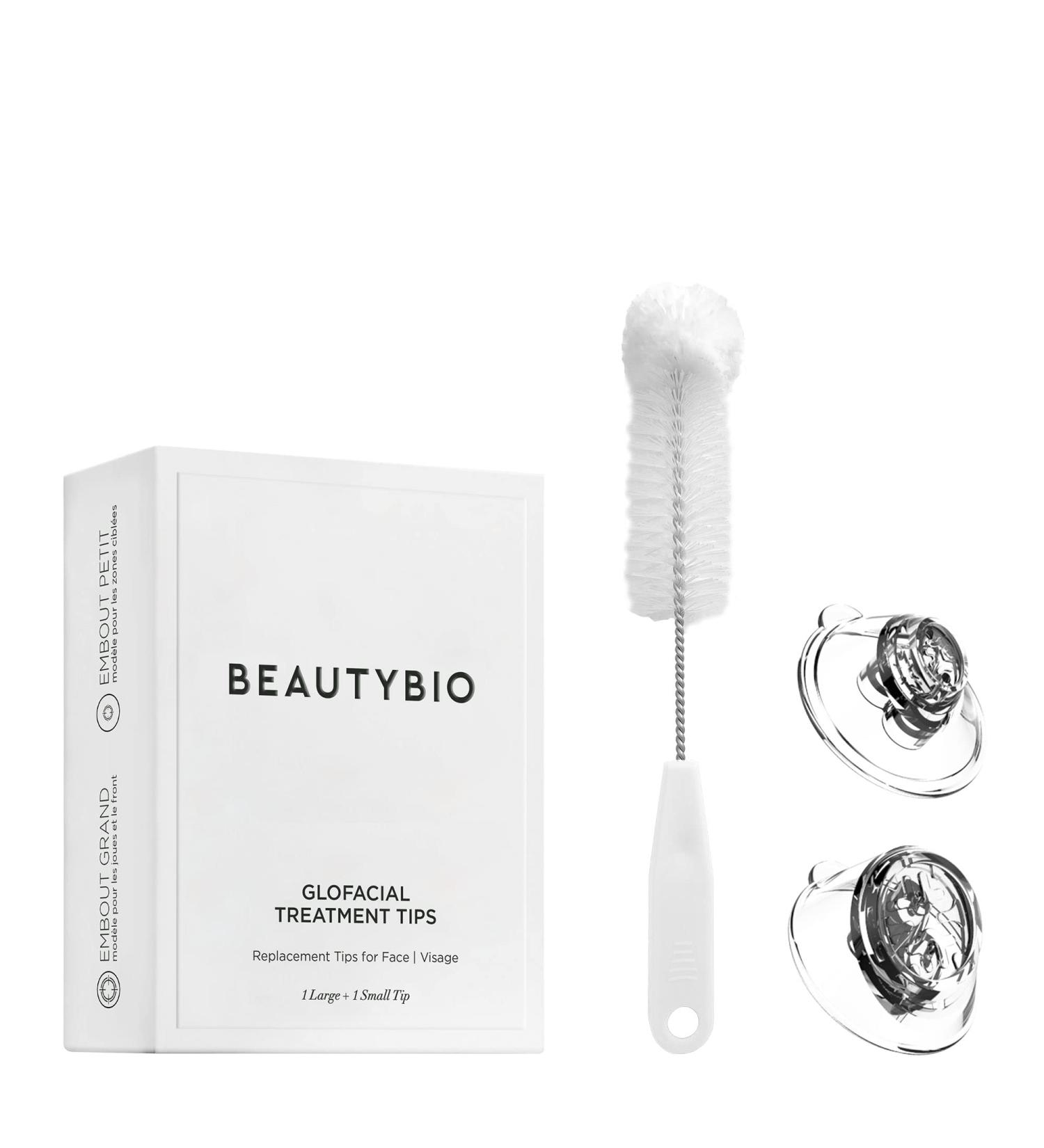 GLOfacial Tips Replacement Kit - Large & Small Tips + Cleaning Brush for Perfect Skin Care - Buy Online on SooperMarket.com