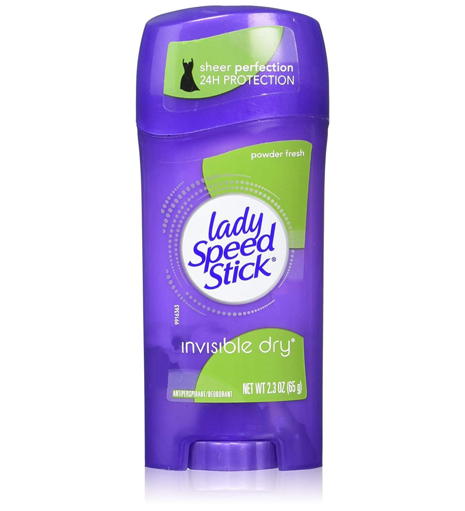 Lady Speed Stick Invisible Dry Antiperspirant & Deodorant Powder Fresh 2.3 oz - Purple - Buy Online on SooperMarket.com