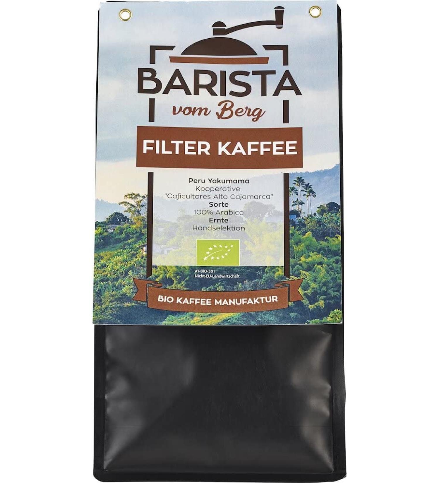 Barista vom Berg Bio Filter (6 x 500 gr) 500 g (pack of 6)