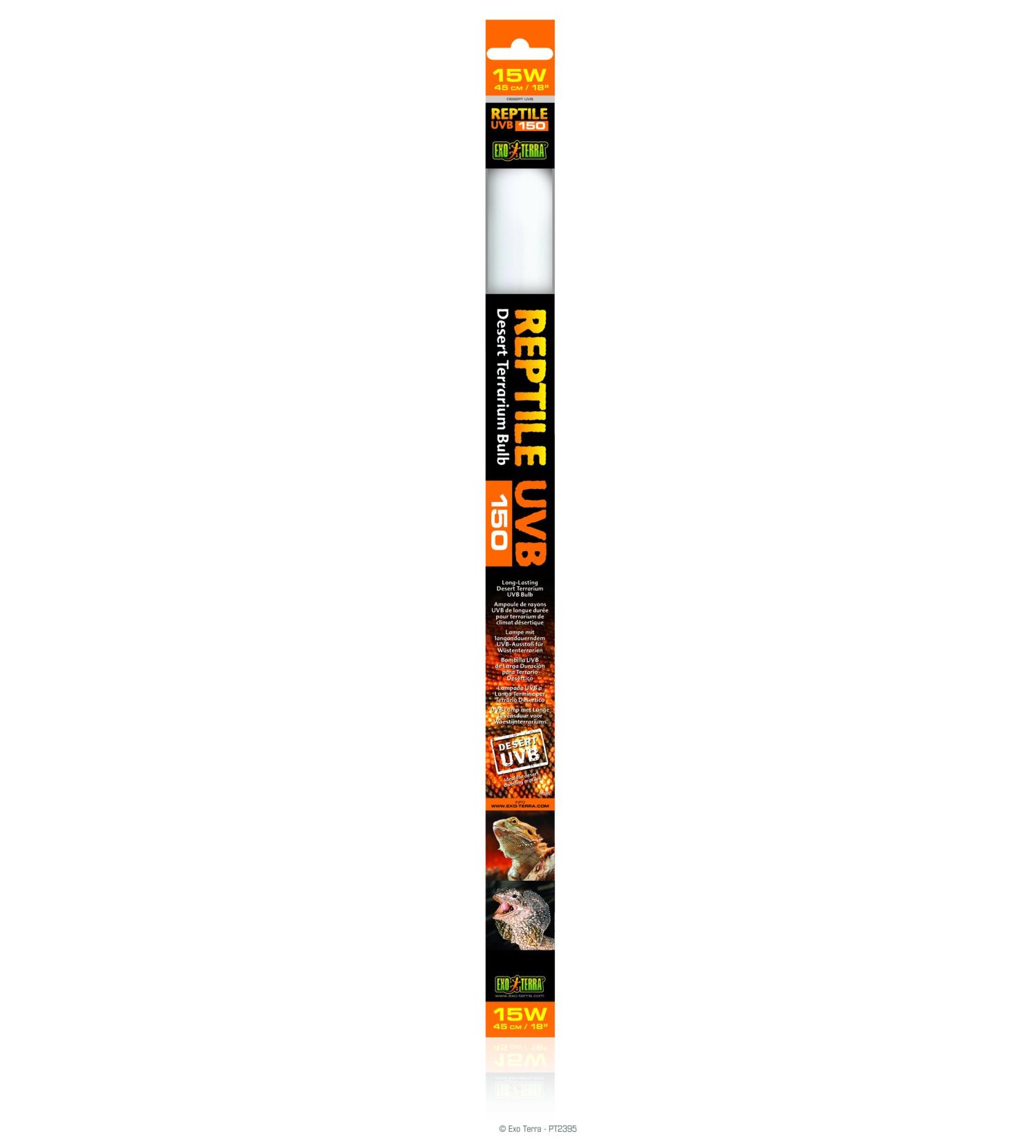 Exo Terra Reptile UVB 150 Bulb 15 W 18 in - Buy Online on SooperMarket.com