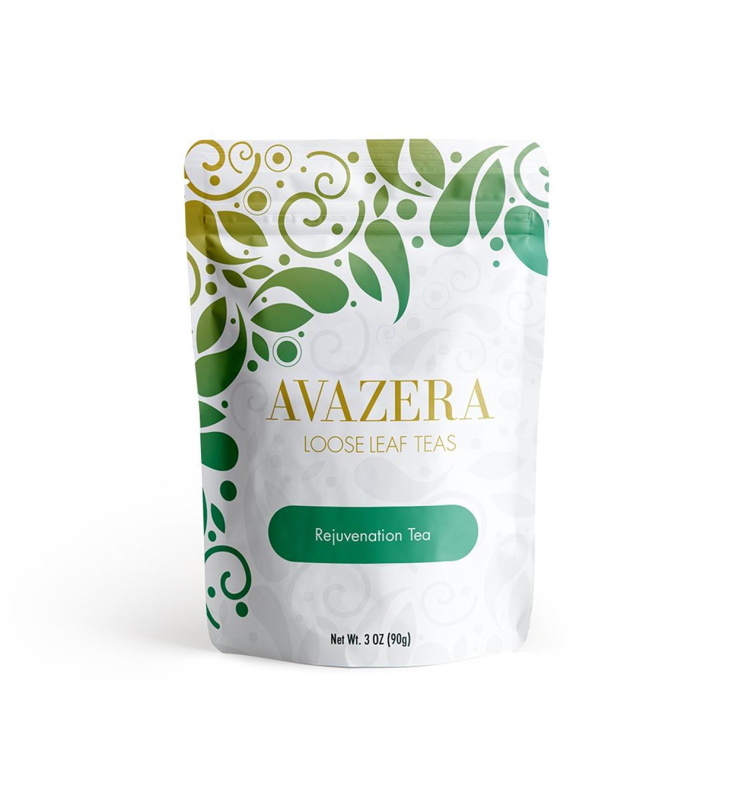 Avazera Organic Rejuvenation Green Tea - Blend of Organic Green Tea Leaves with Jasmine Flowers 45g