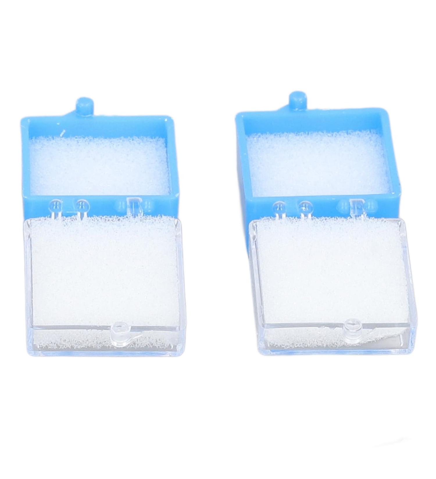 Pack of 20 Durable Plastic Bridge Boxes for Denture Storage | Foam Insert Portable & Ideal for Laboratories and Clinics - Buy Online on SooperMarket.com